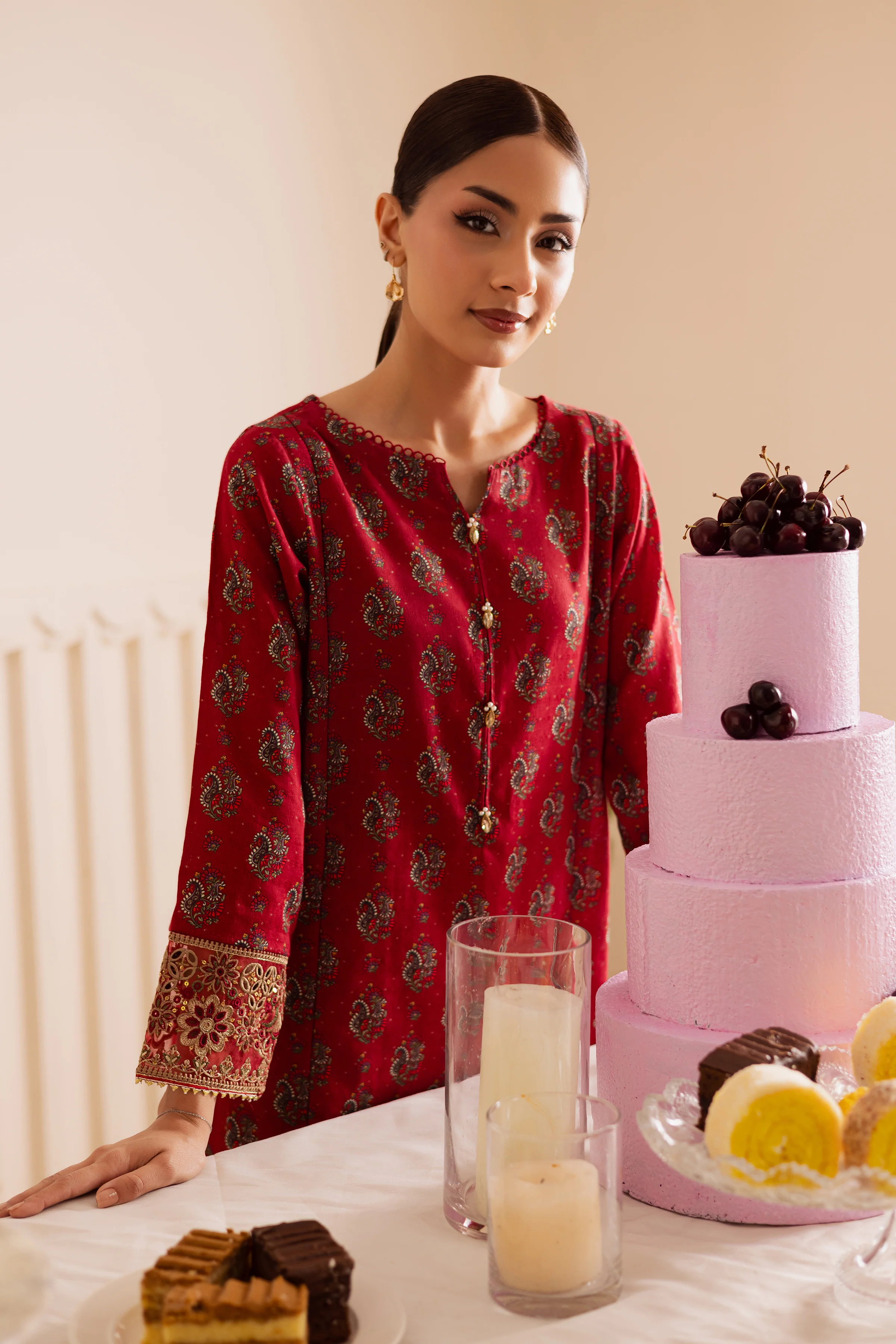 Naina 2Pc - Printed Casual Pret - Image 3