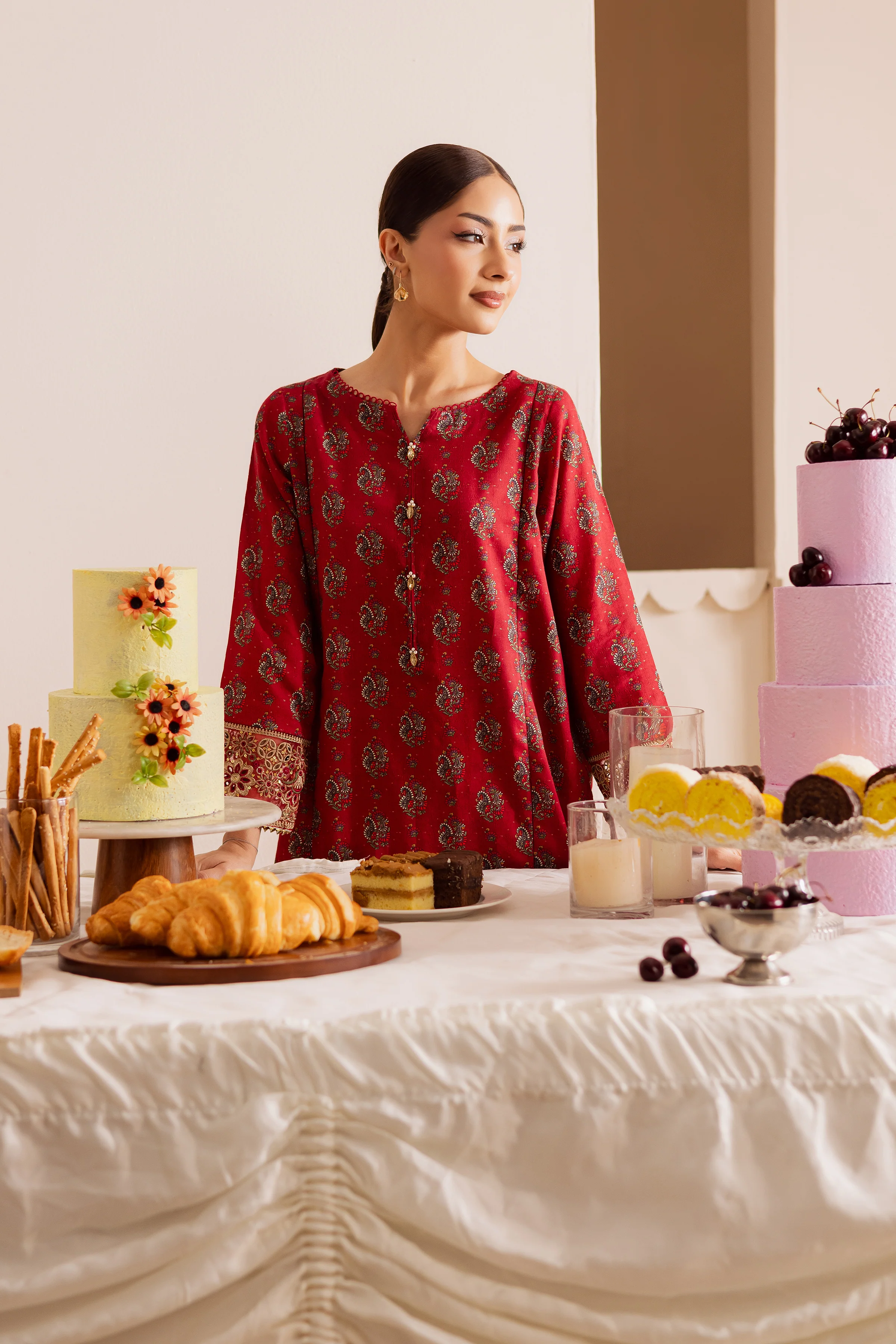 Naina 2Pc - Printed Casual Pret - Image 4