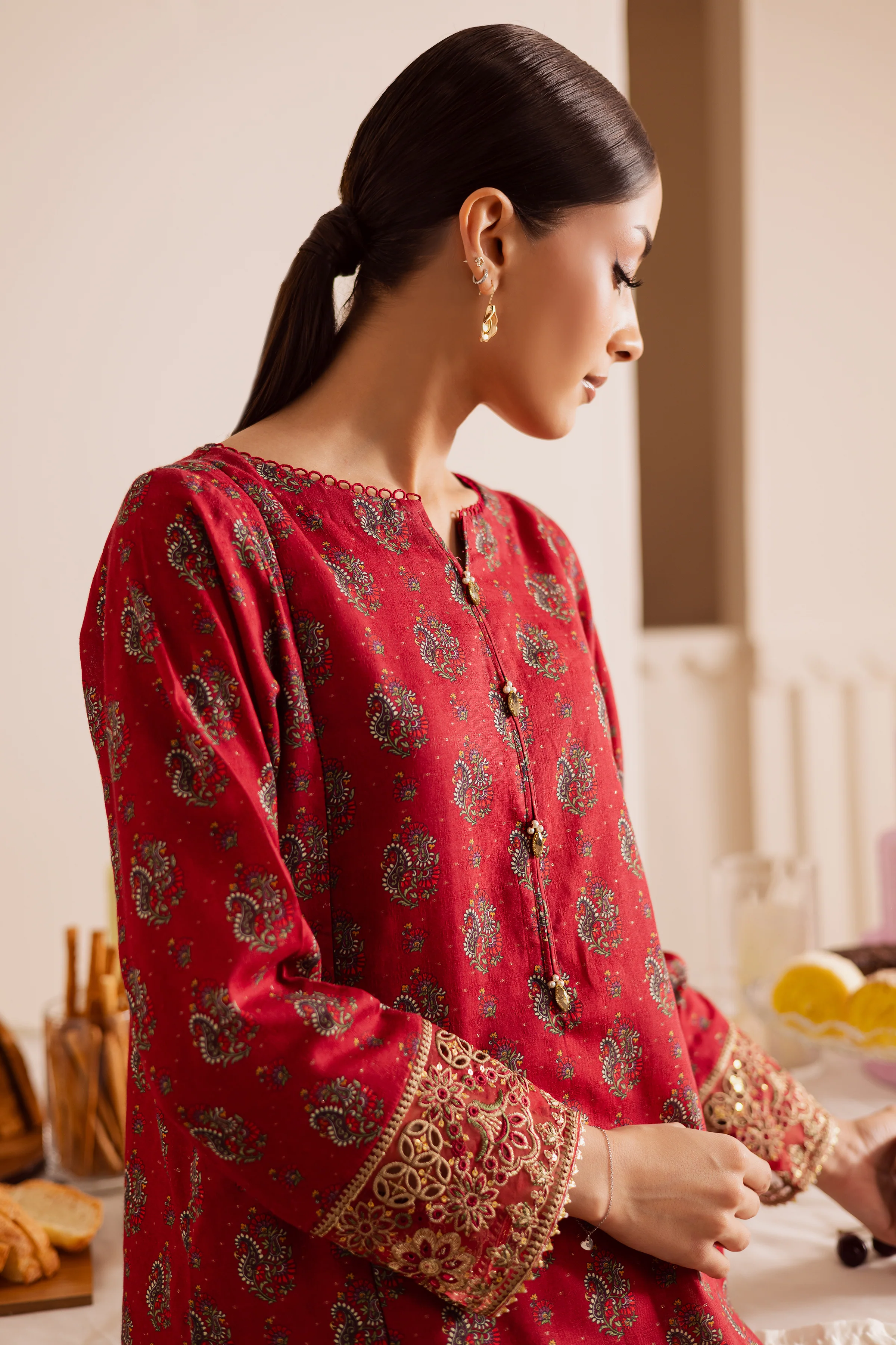 Naina 2Pc - Printed Casual Pret - Image 6