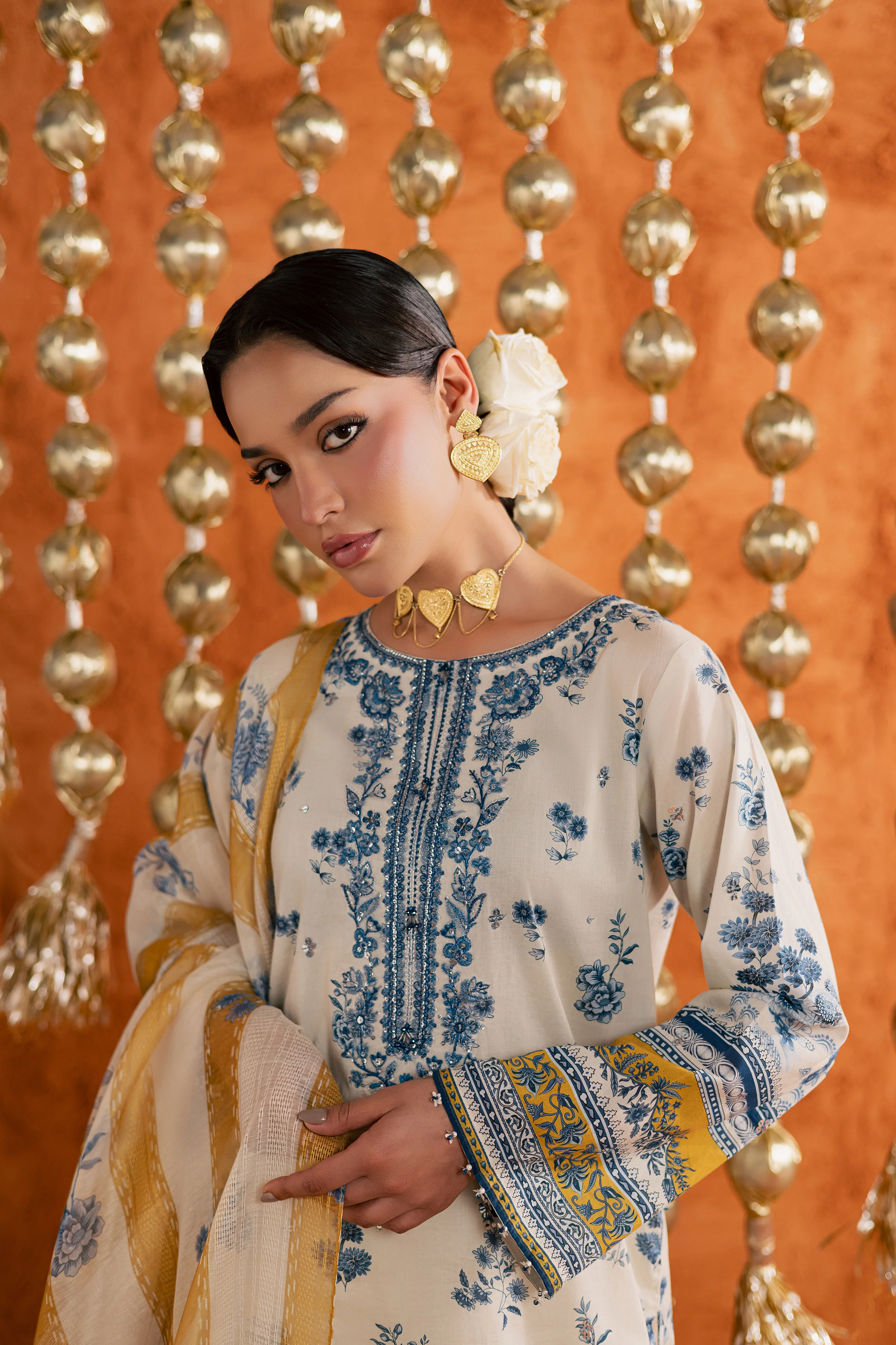 Nariman 3Pc - Printed Lawn Dress - Image 3