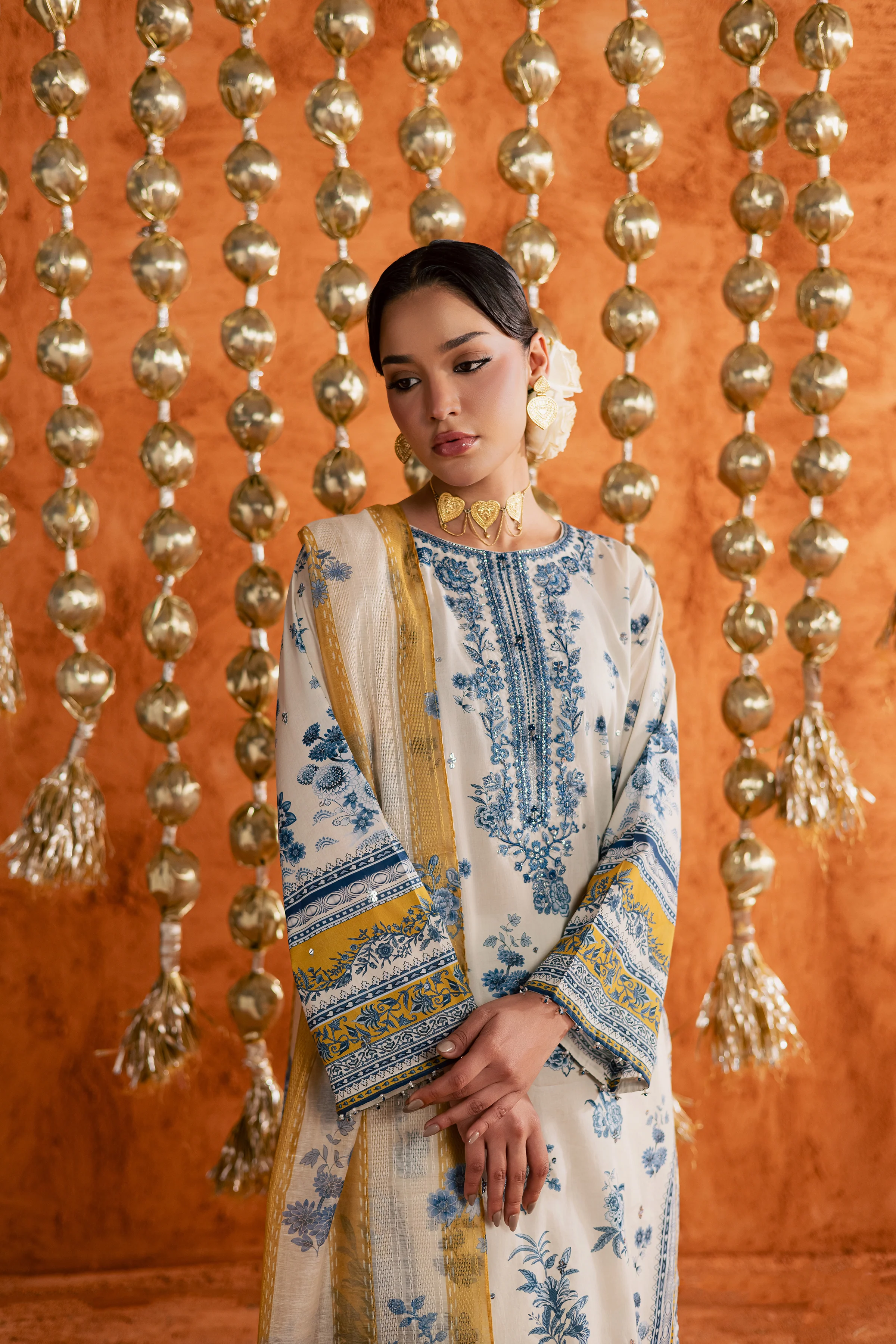 Nariman 3Pc - Printed Lawn Dress - Image 5