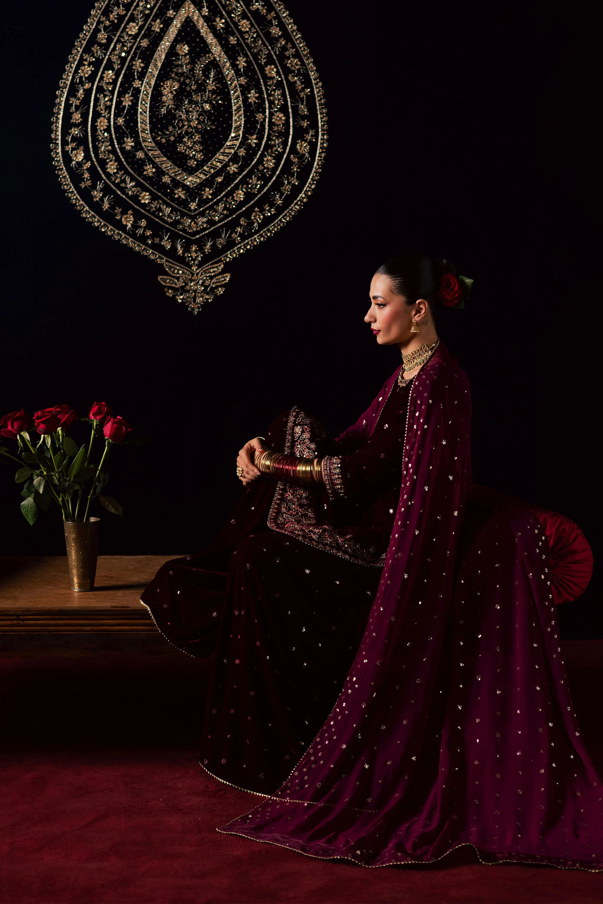 Nayaab 3Pc - Velvet Luxe Pret - Image 11