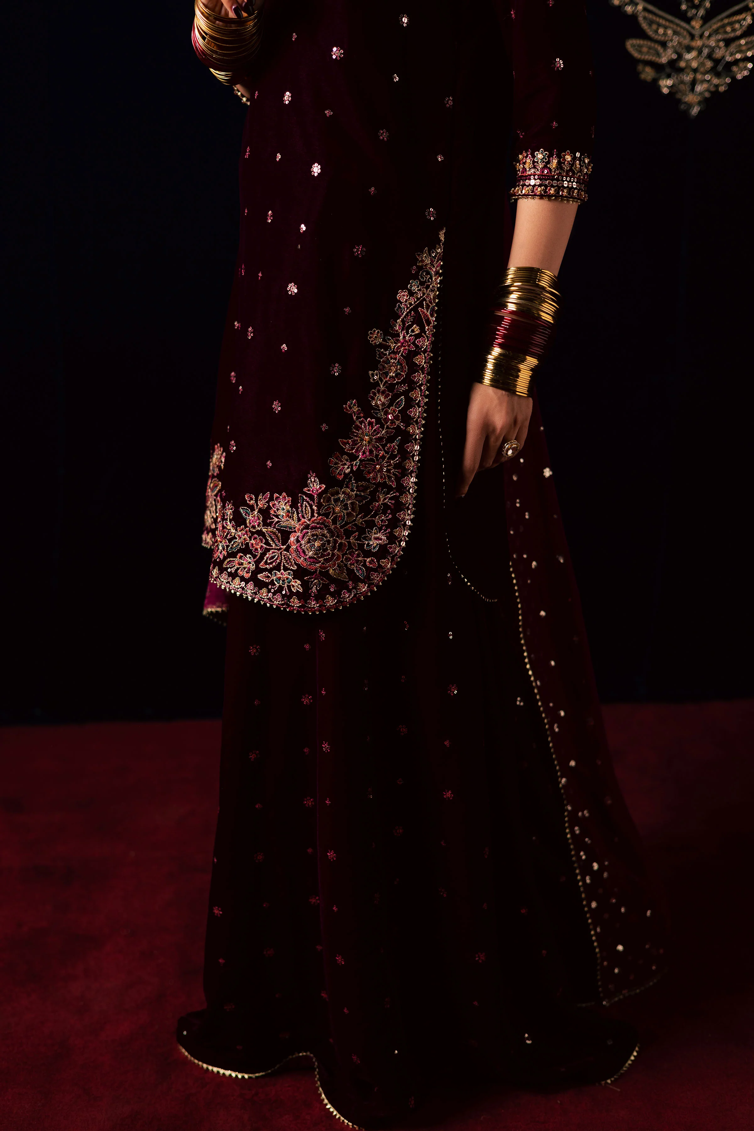 Nayaab 3Pc - Velvet Luxe Pret - Image 6