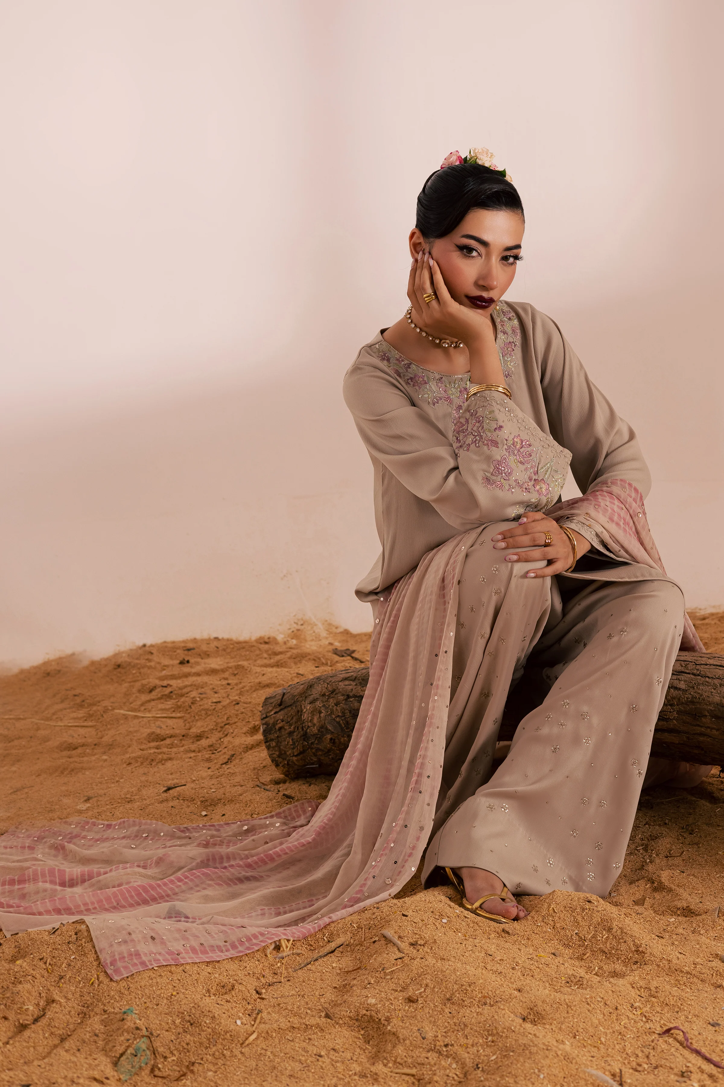 Nazli 3Pc - Festive Luxe Pret - Image 5
