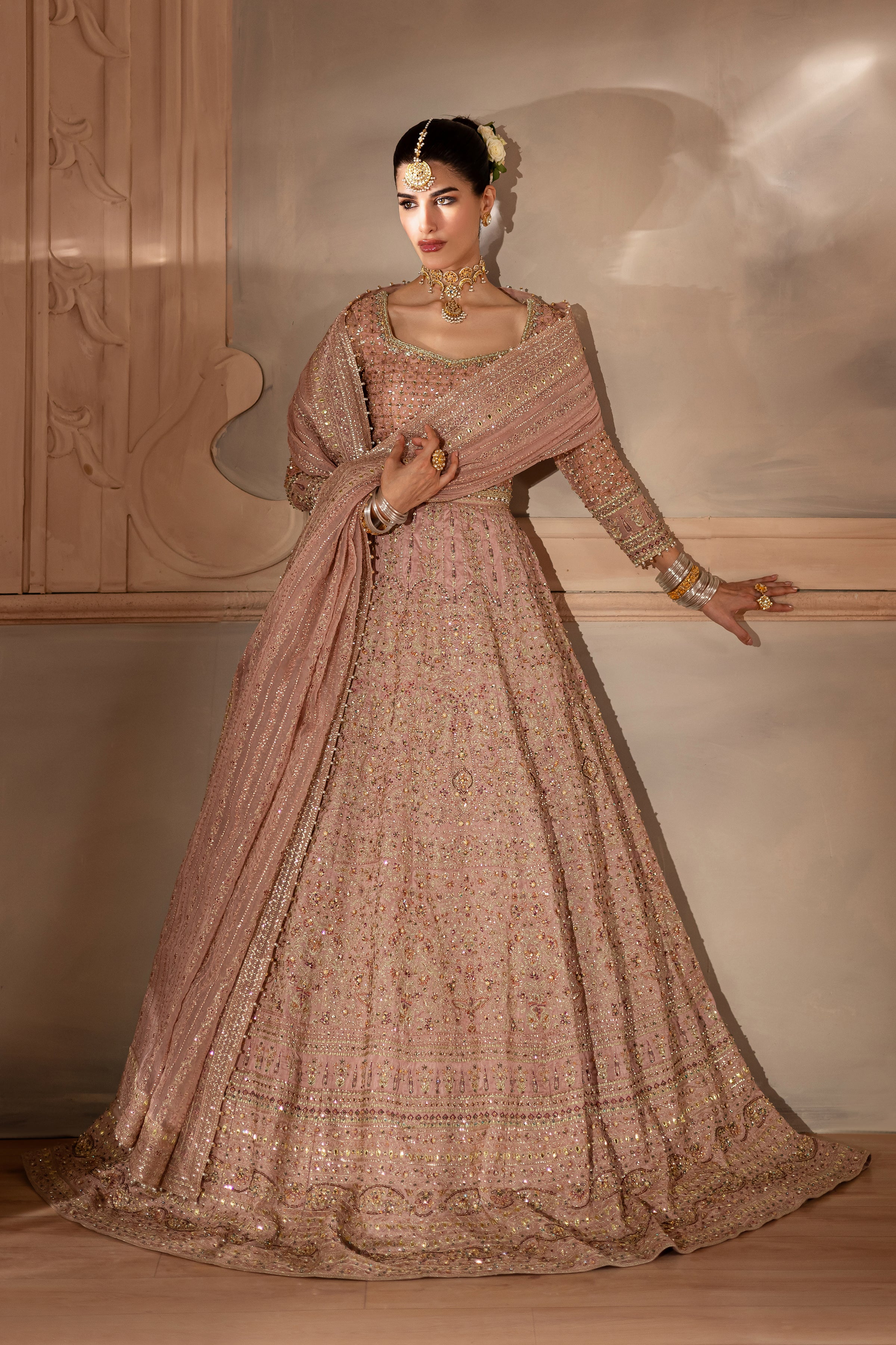 Nazneen 3Pc - Bridal Dress - Image 4