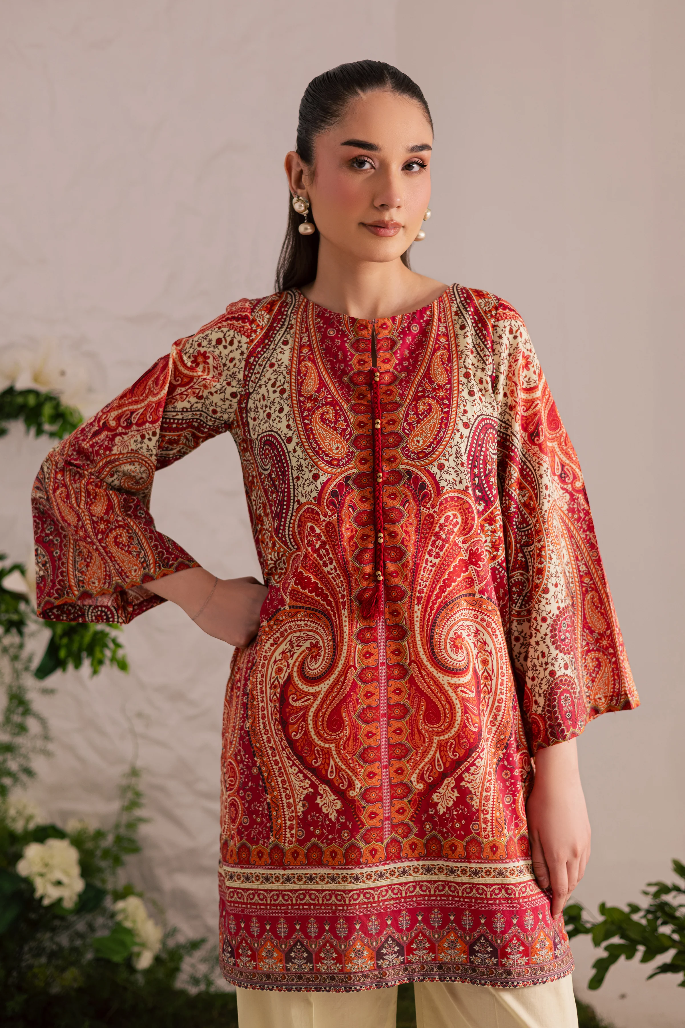 Nellie 2Pc - Printed Lawn Dress - Image 3