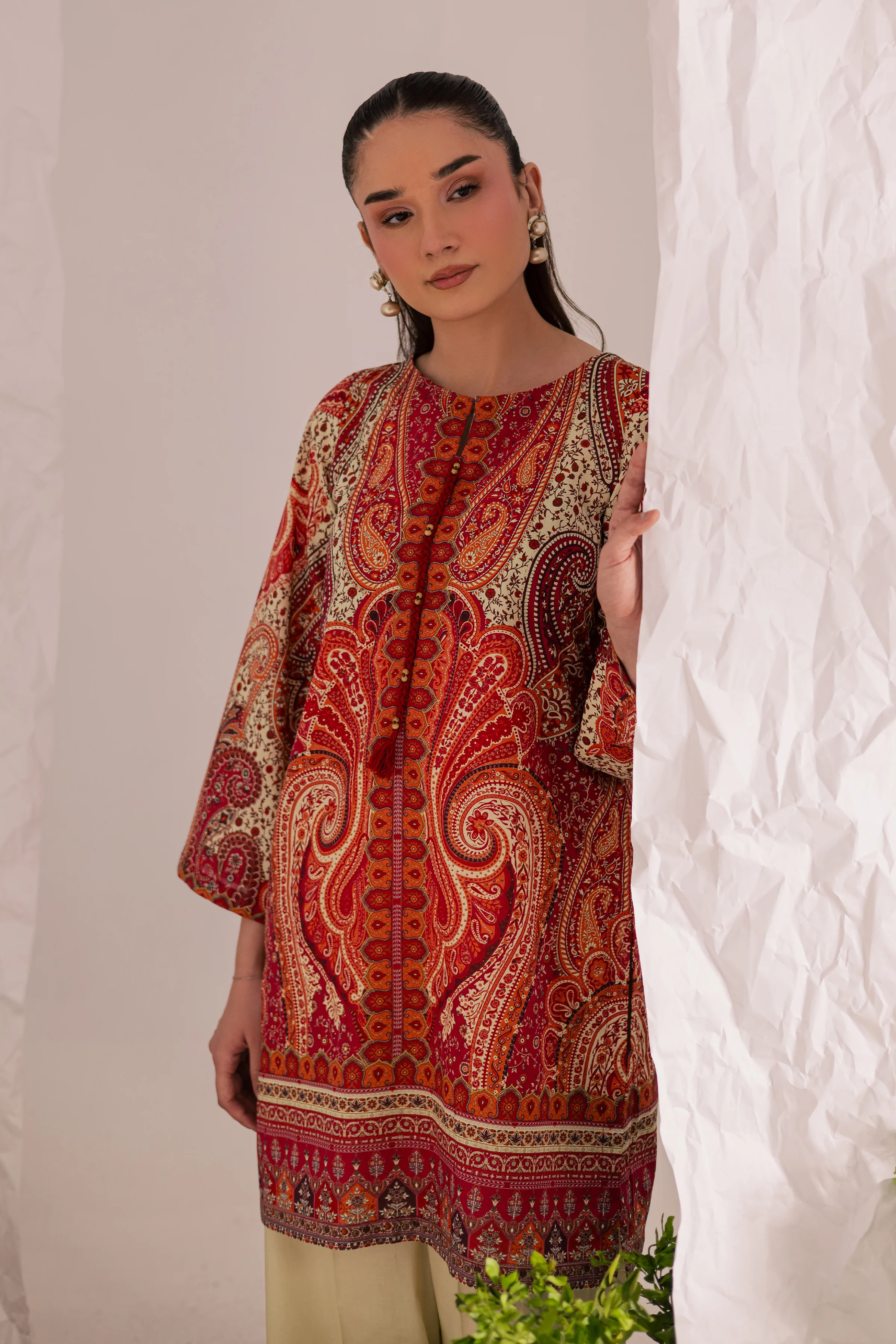 Nellie 2Pc - Printed Lawn Dress - Image 6