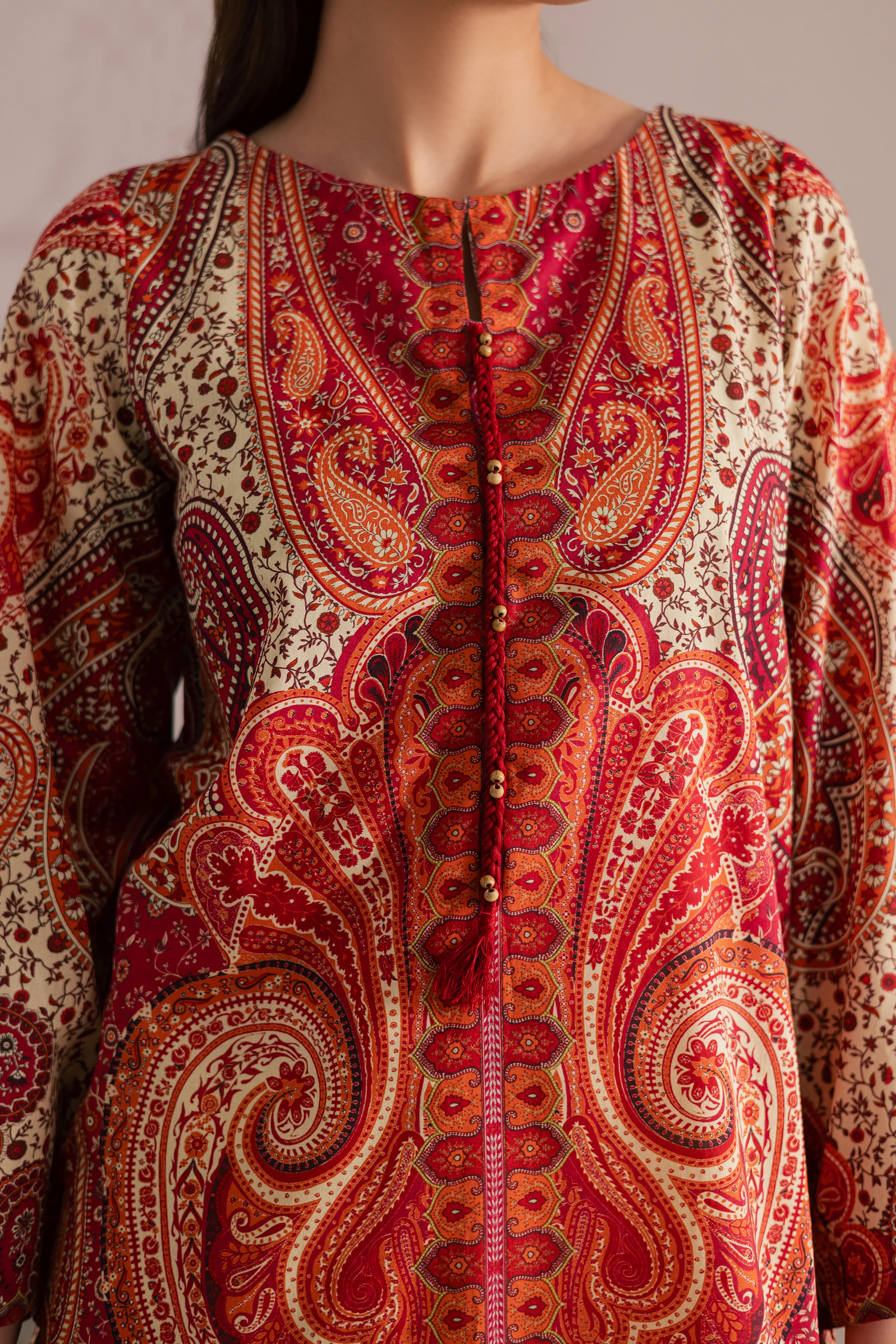Nellie 2Pc - Printed Lawn Dress - Image 7
