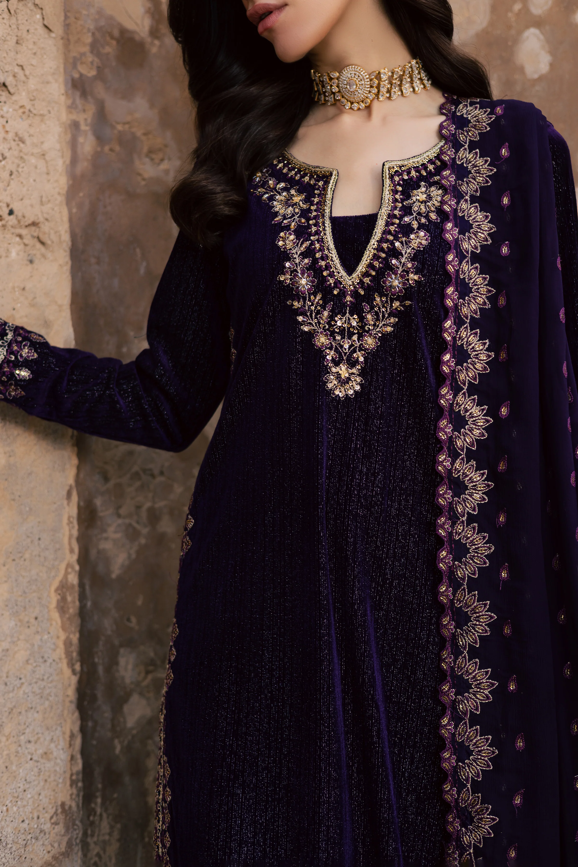 Nera 3Pc - Velvet Formal Dress - Image 6
