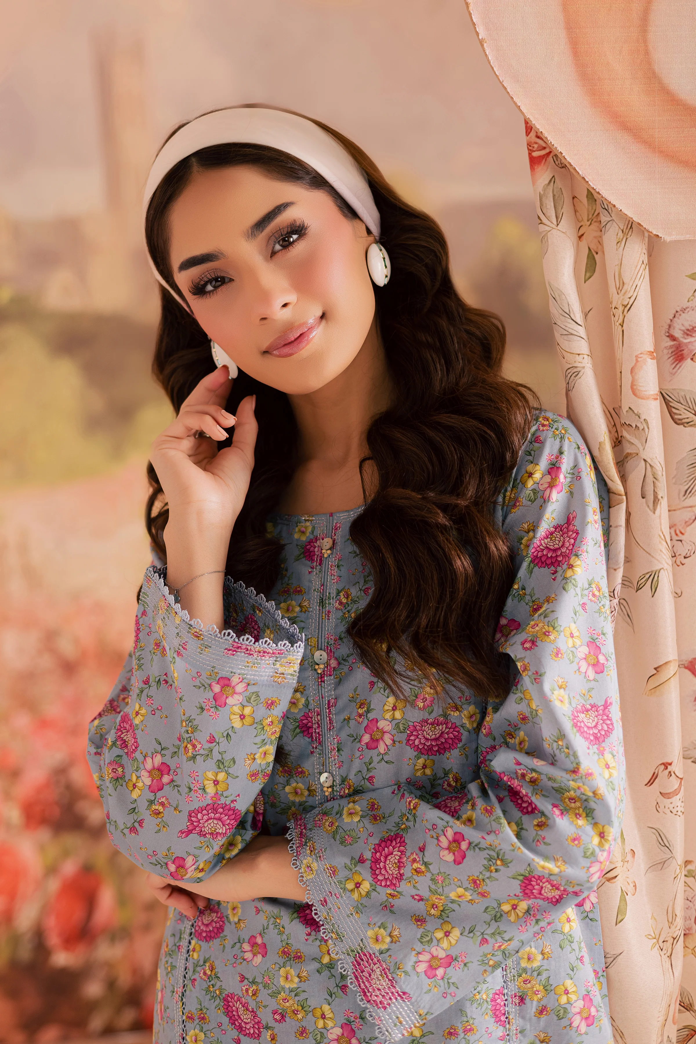 Niv 2Pc - Printed Lawn Dress - Image 2