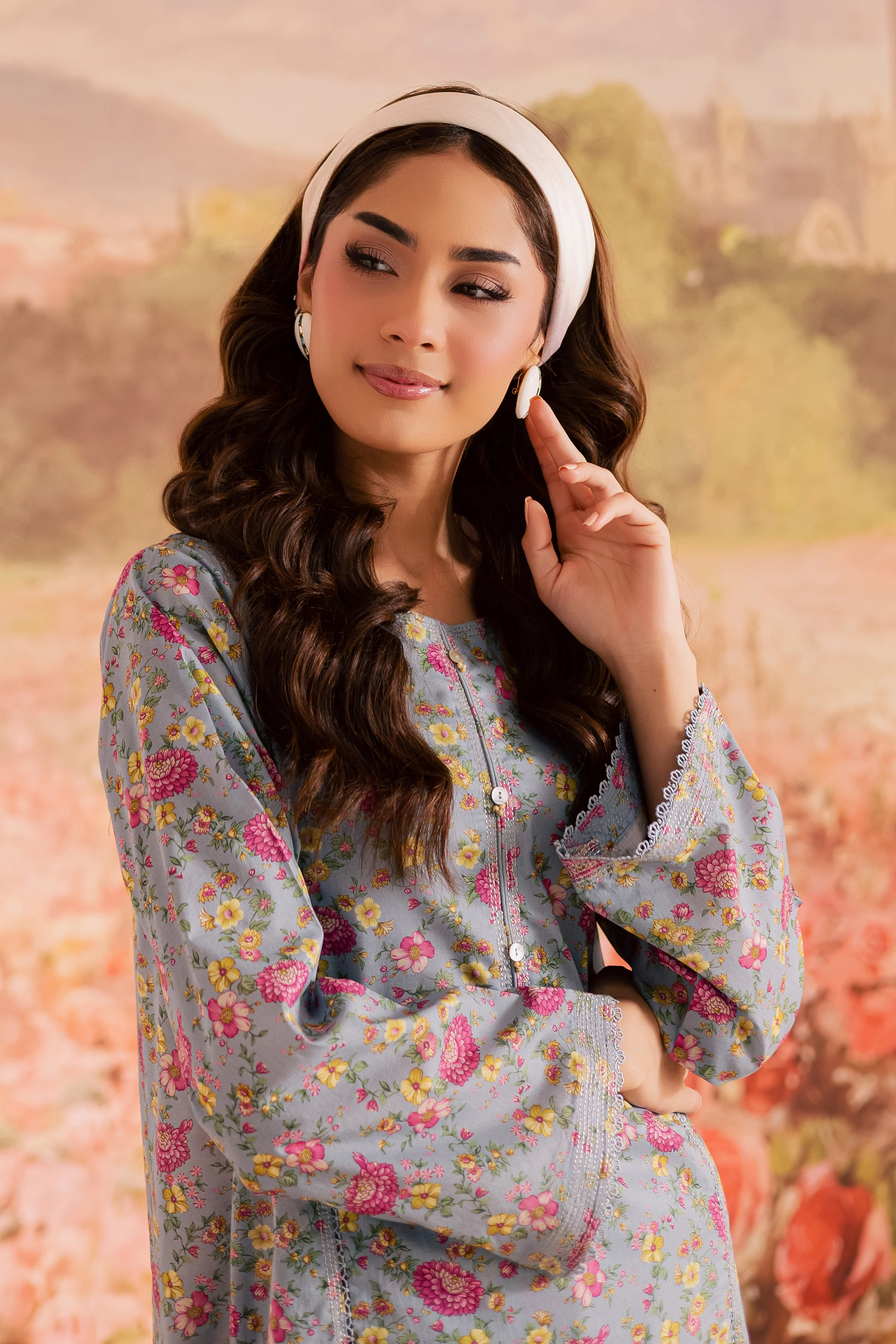 Niv 2Pc - Printed Lawn Dress - Image 3
