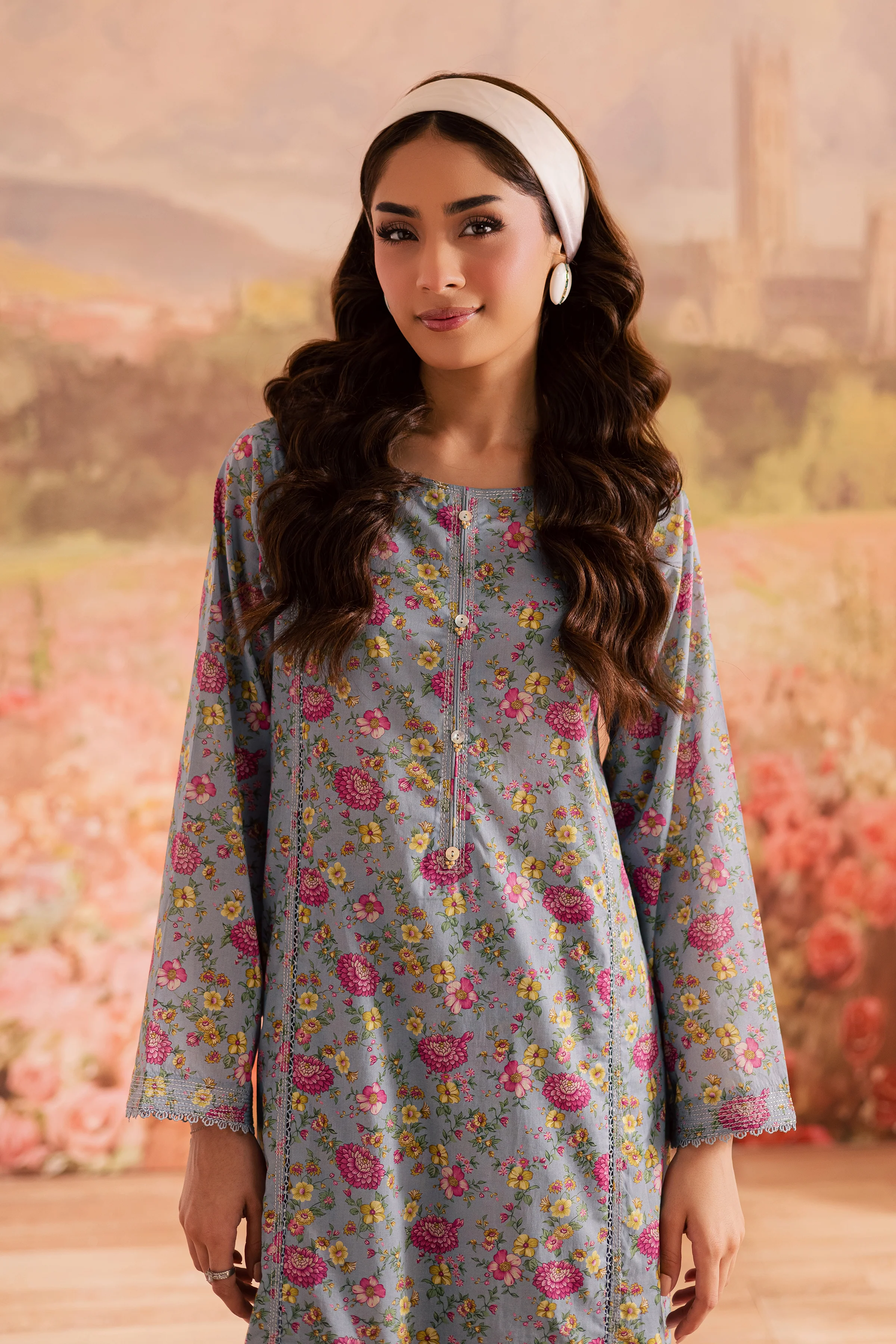 Niv 2Pc - Printed Lawn Dress - Image 5