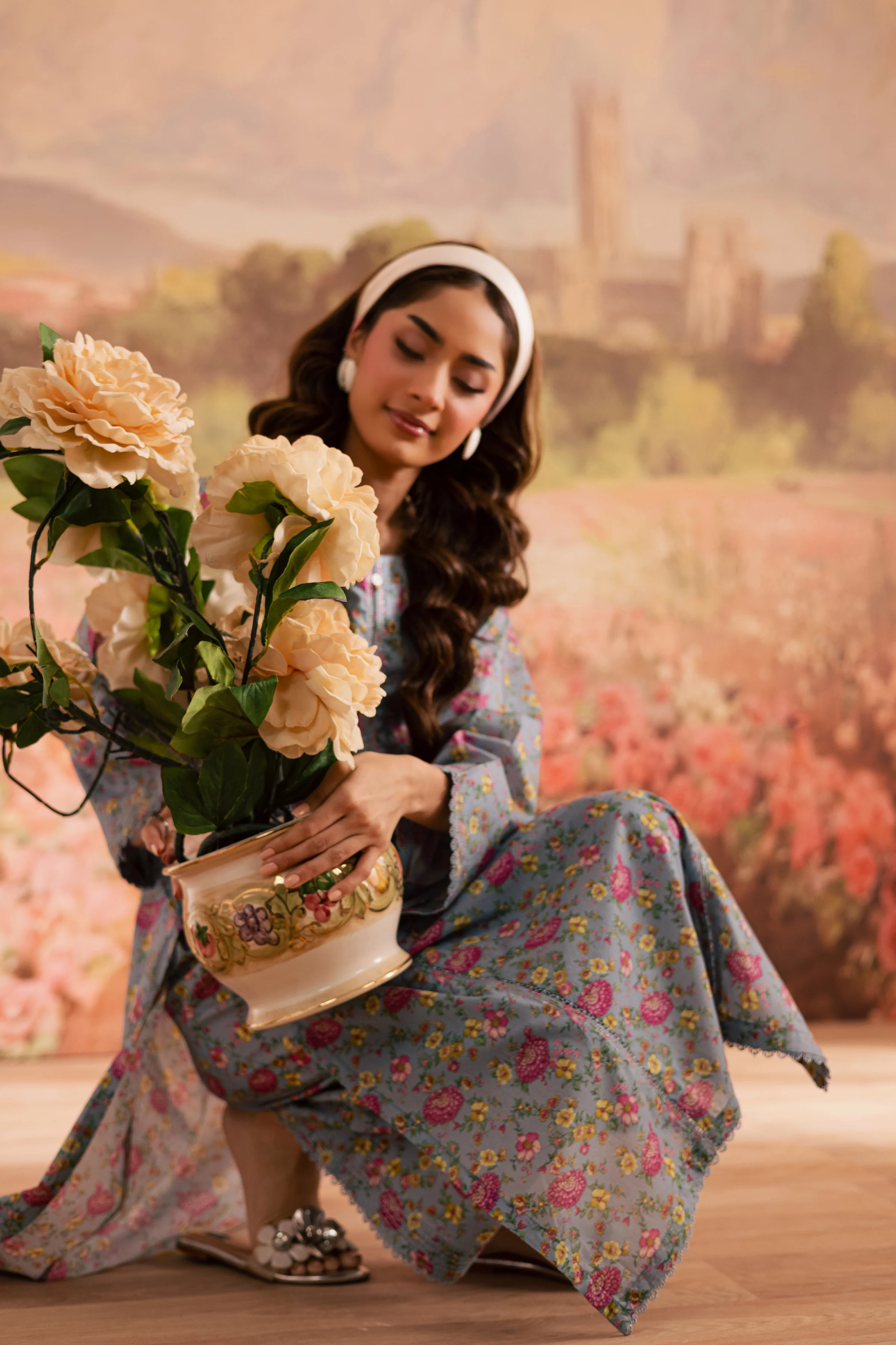 Niv 2Pc - Printed Lawn Dress - Image 6