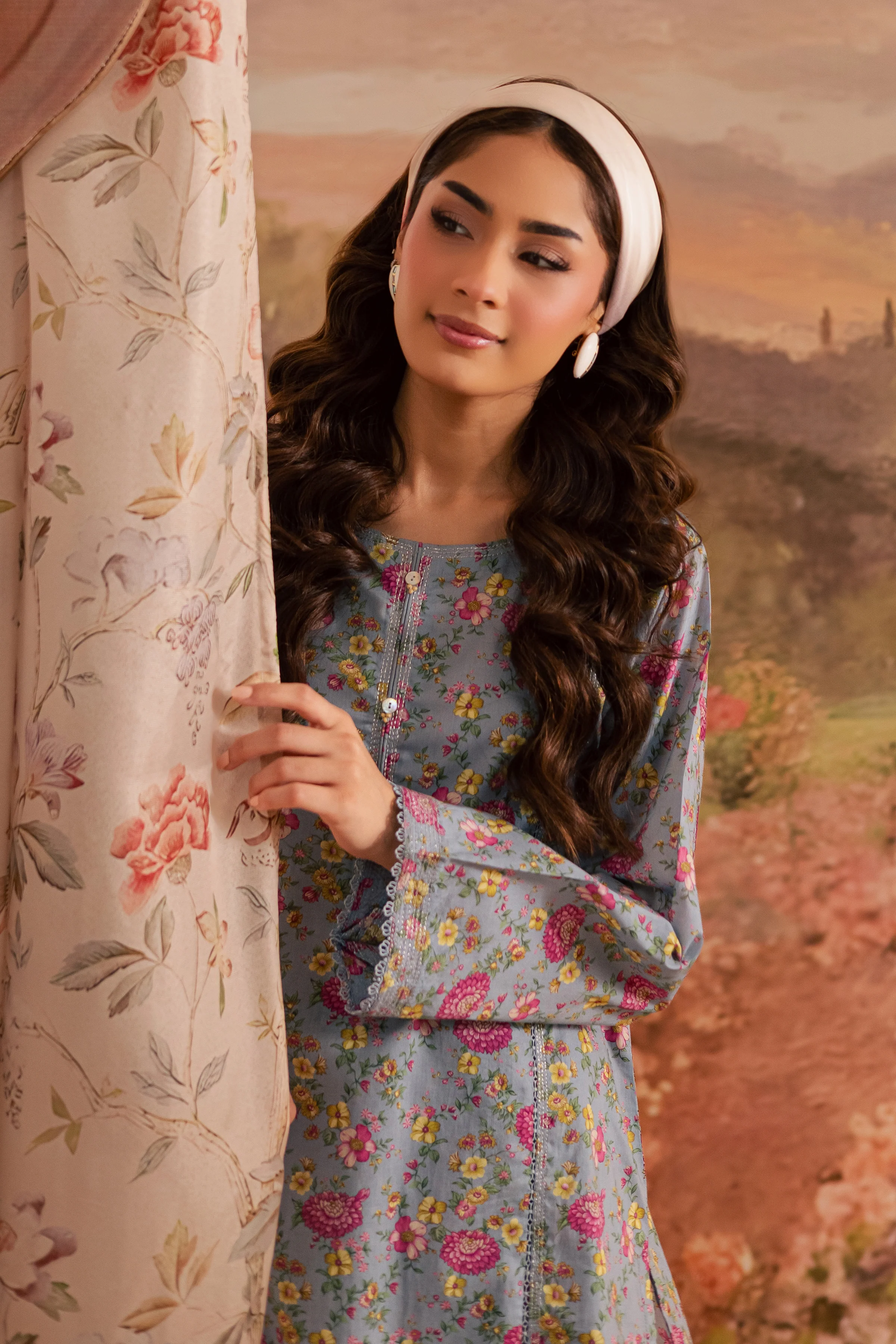Niv 2Pc - Printed Lawn Dress - Image 7