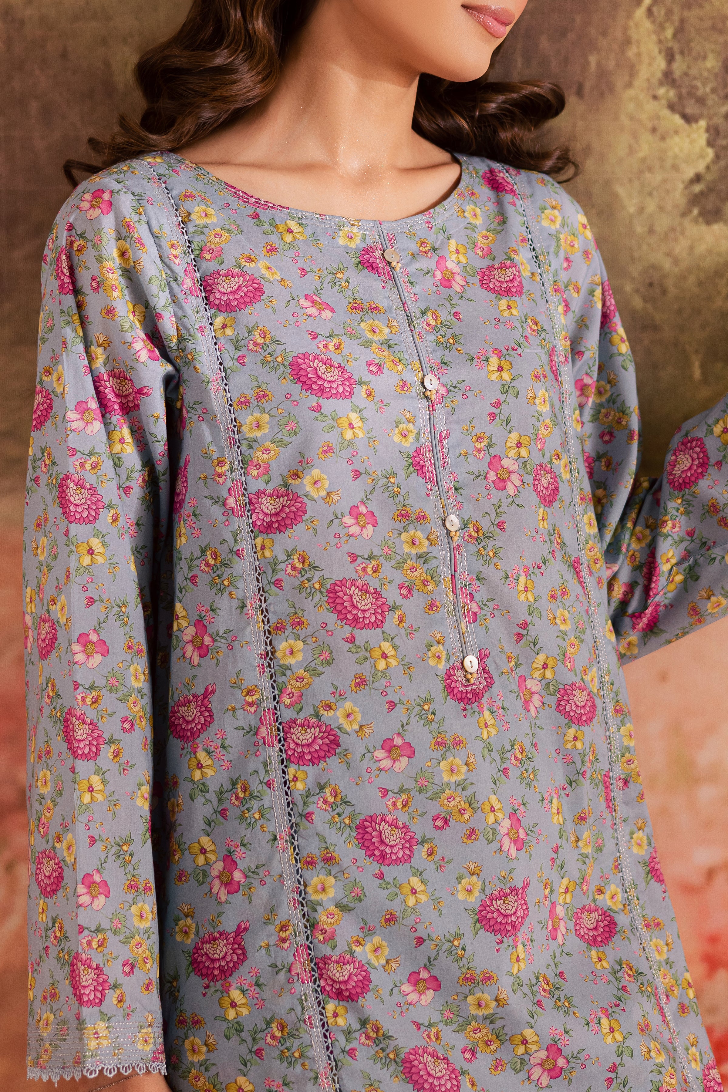 Niv 2Pc - Printed Lawn Dress - Image 8
