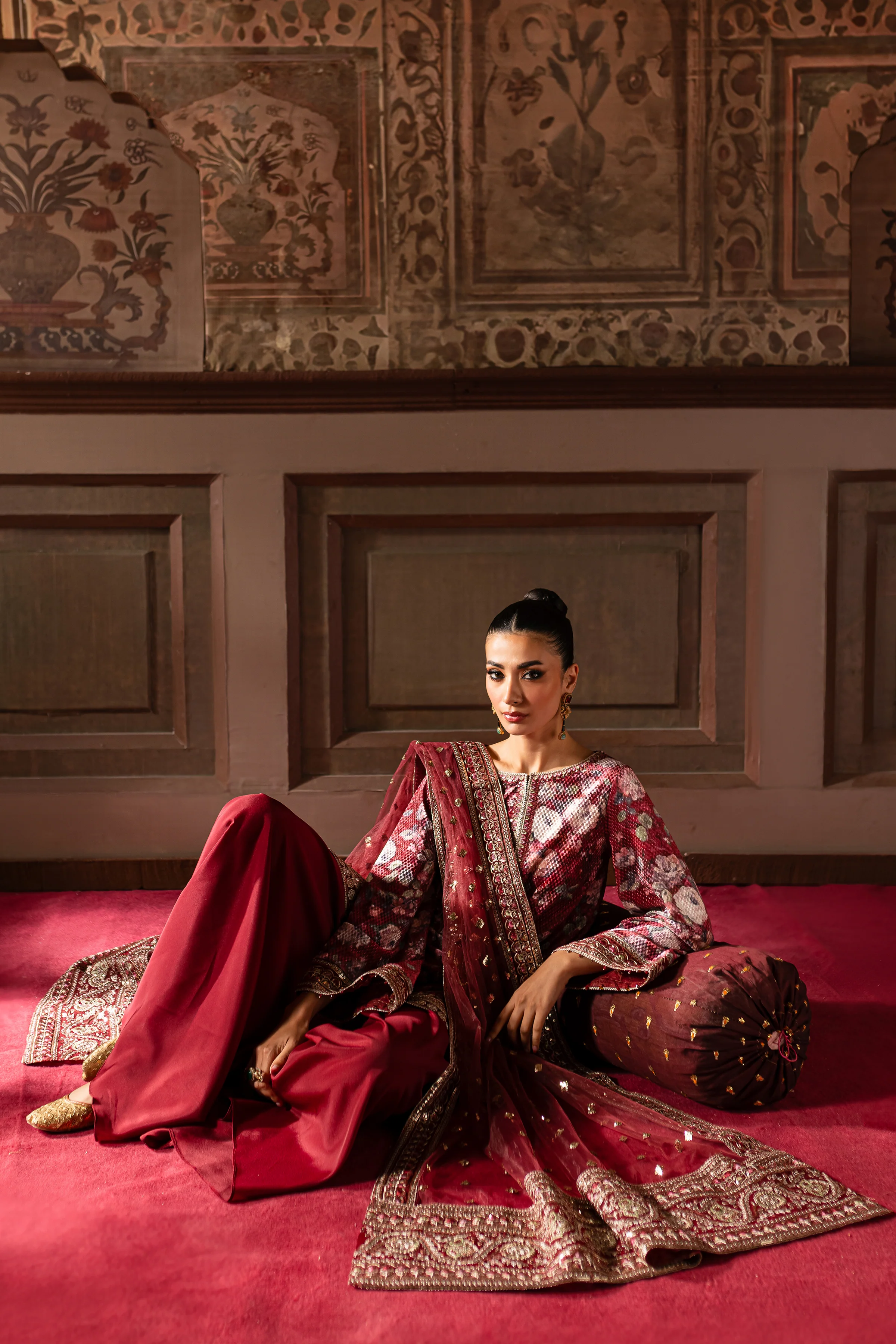 Noor Bano 3Pc - Embroidered Luxe Pret - Image 4