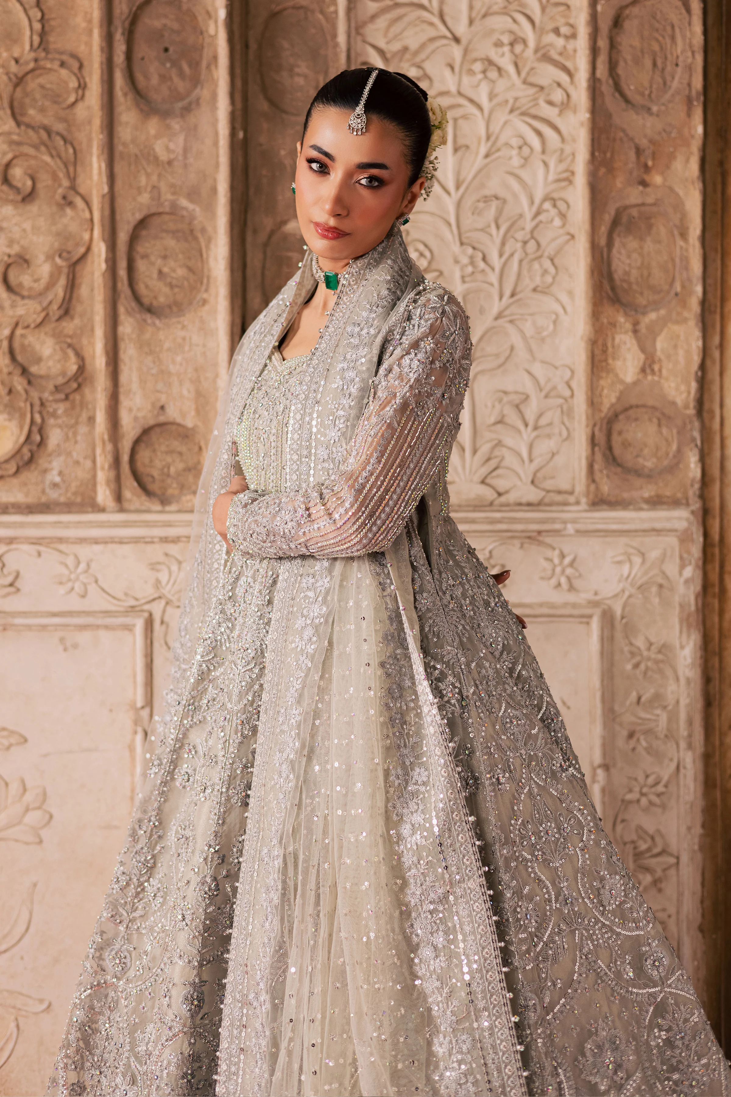 Noor e Sahar 3Pc - Bridal Dress - Image 13