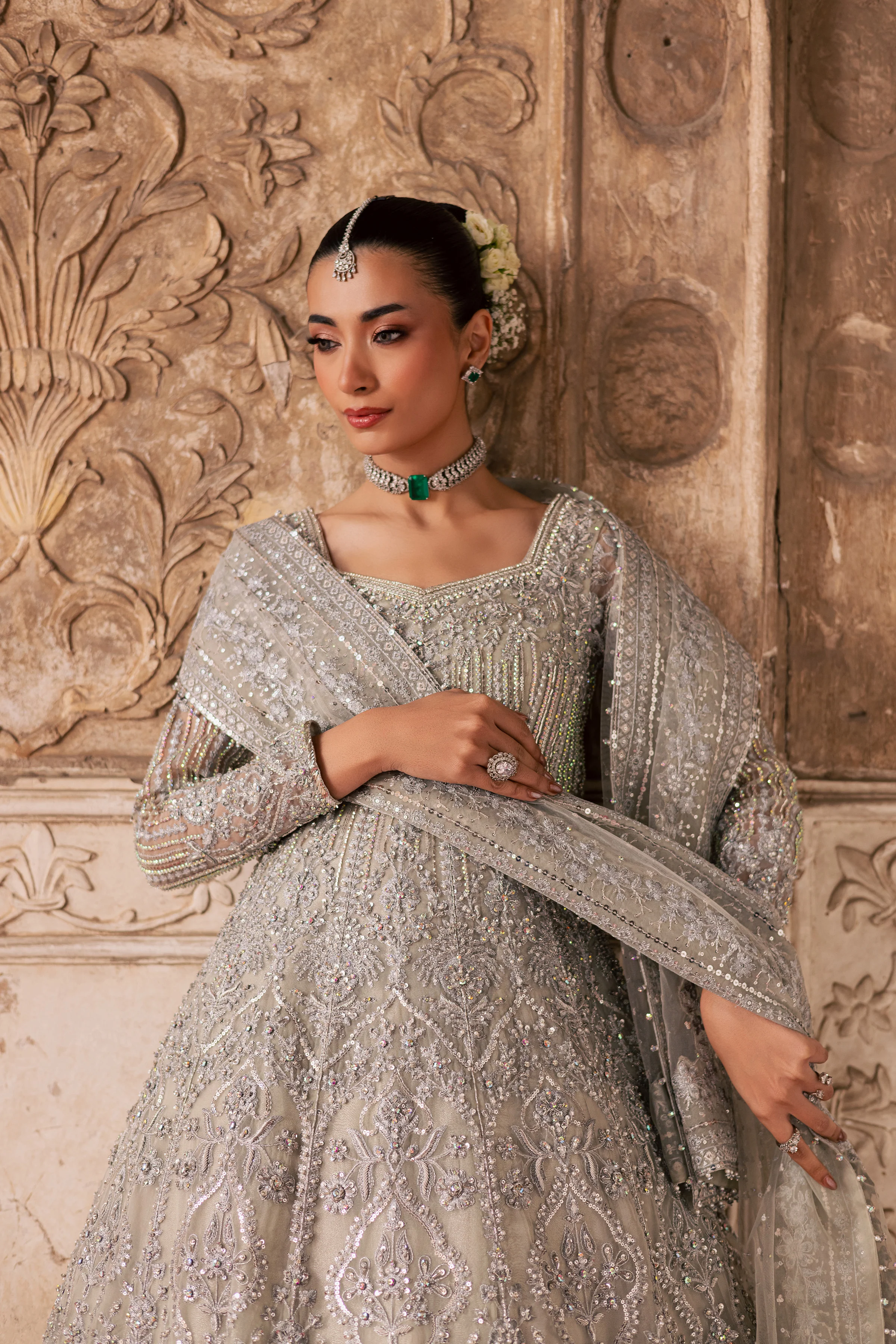 Noor e Sahar 3Pc - Bridal Dress - Image 15
