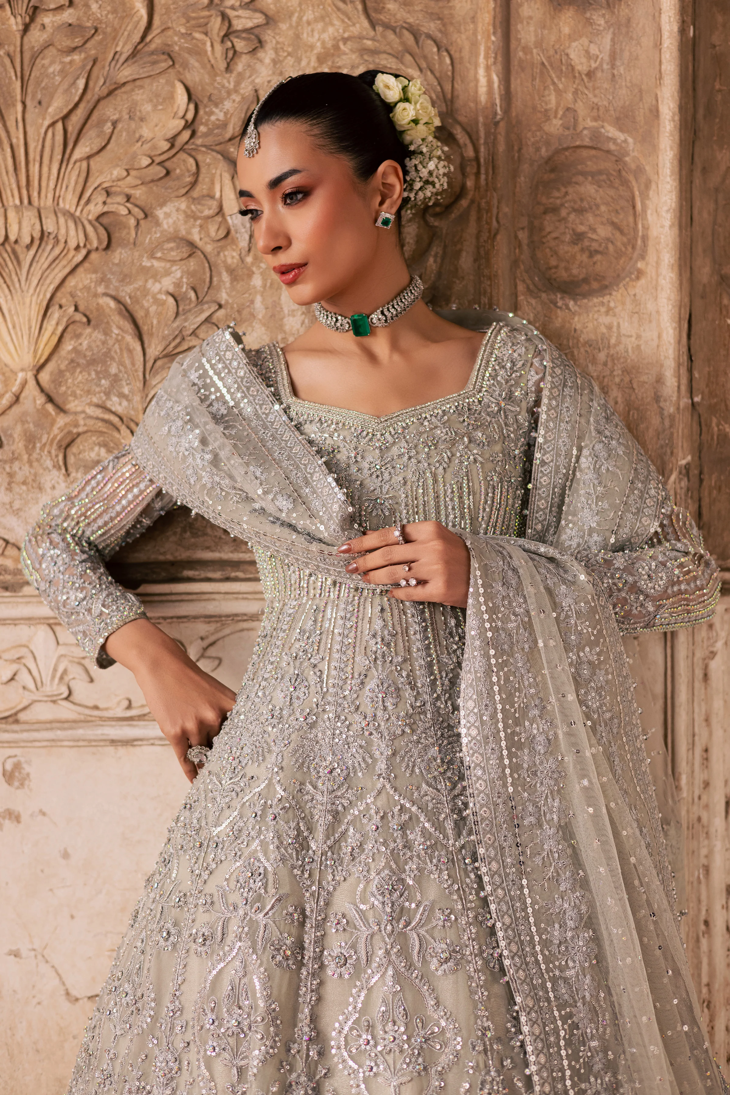 Noor e Sahar 3Pc - Bridal Dress - Image 3