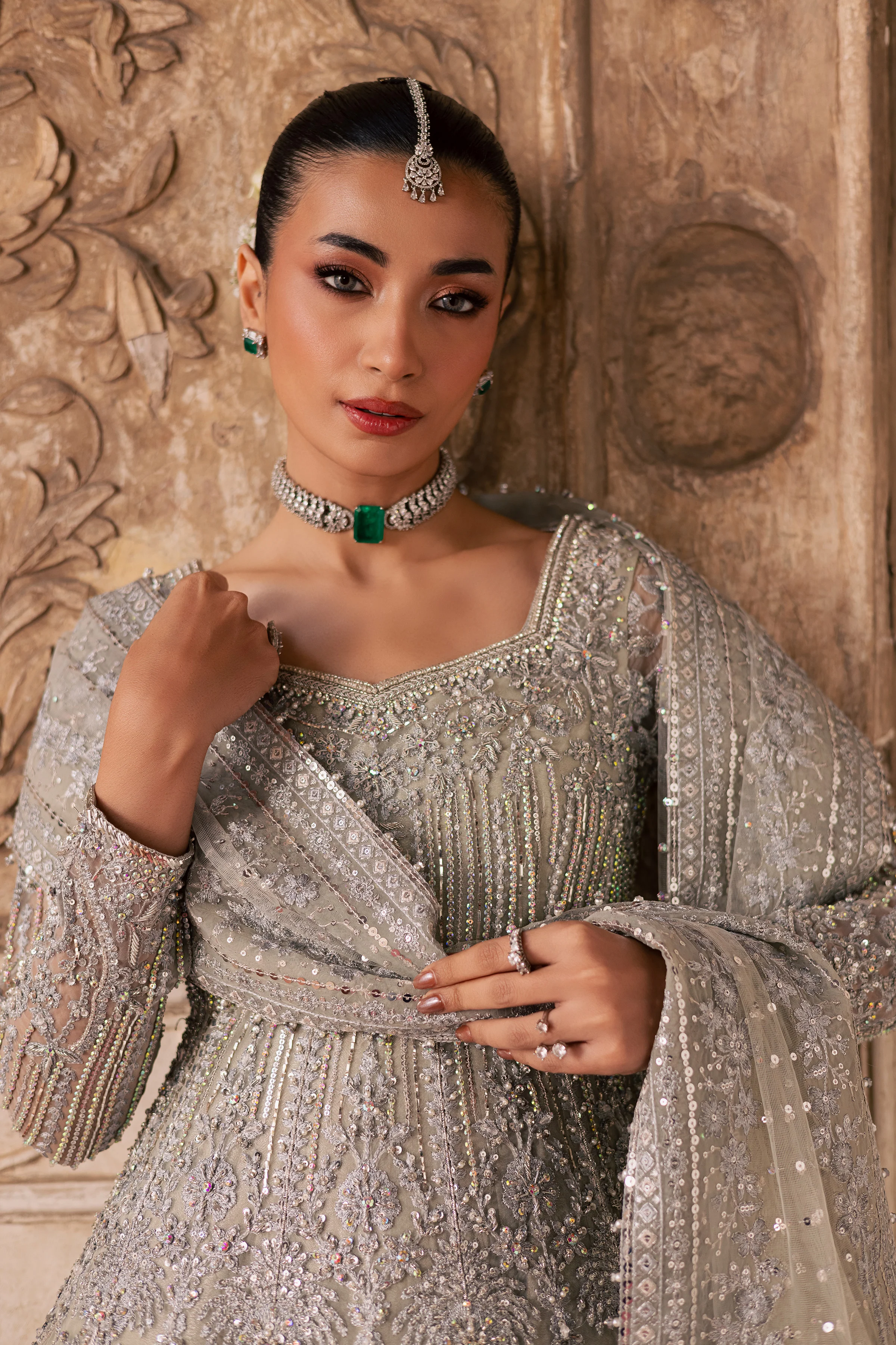 Noor e Sahar 3Pc - Bridal Dress - Image 5