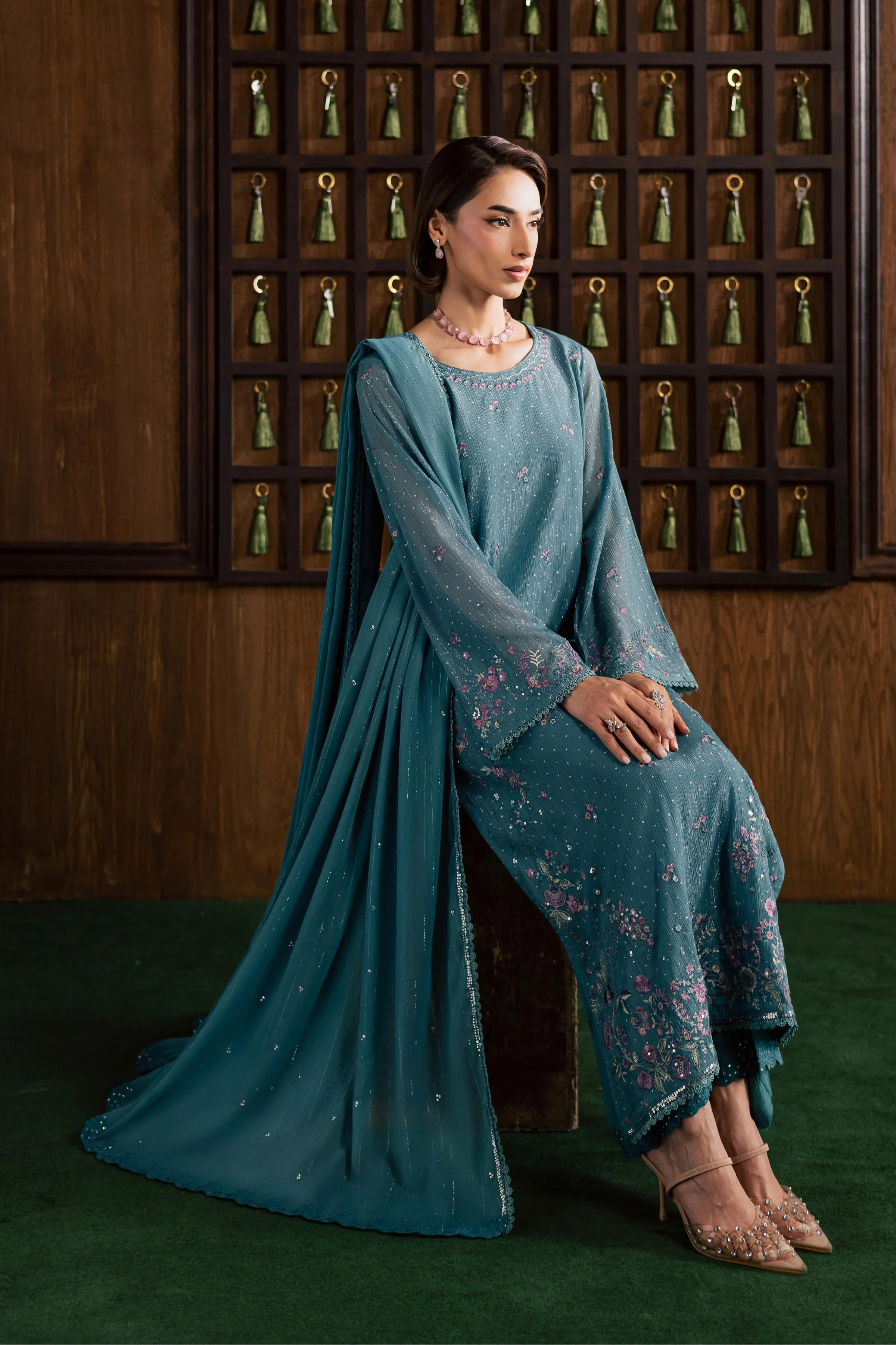Noore 3Pc - Festive Luxury Formal - Image 12