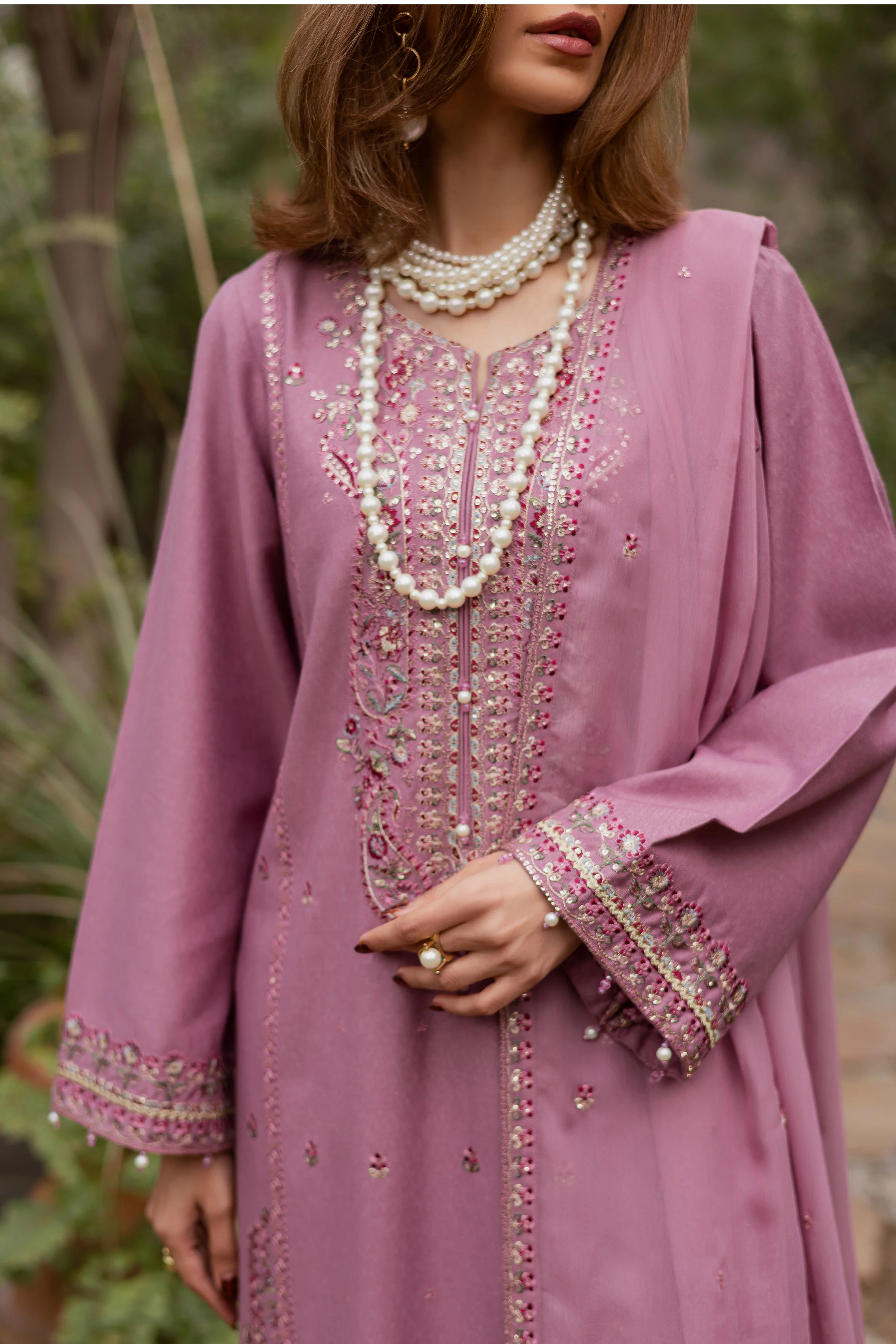 November 3Pc - Embroidered Festive Pret - Image 7