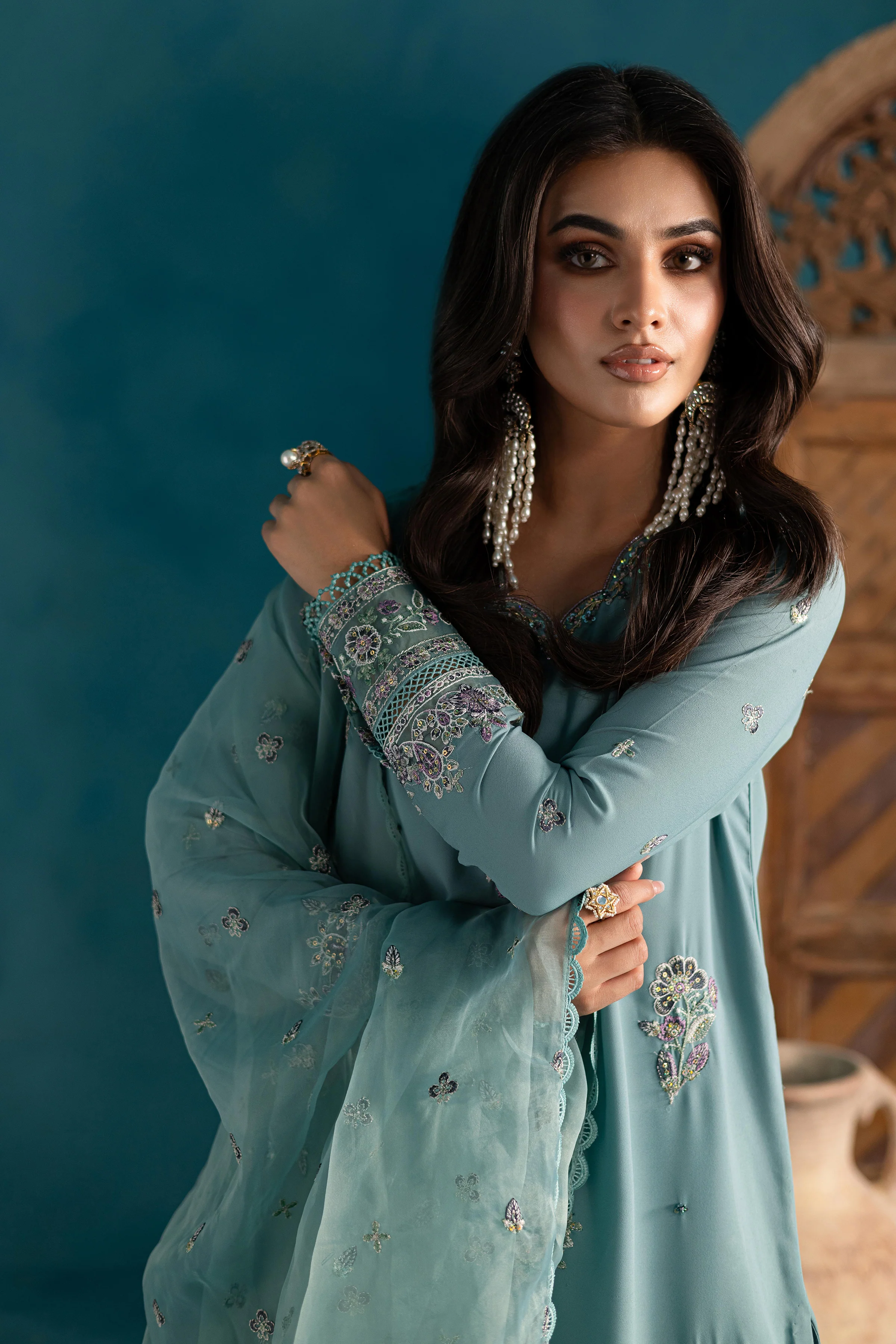 Noyan 3Pc - Georgette Luxe Pret - Image 3