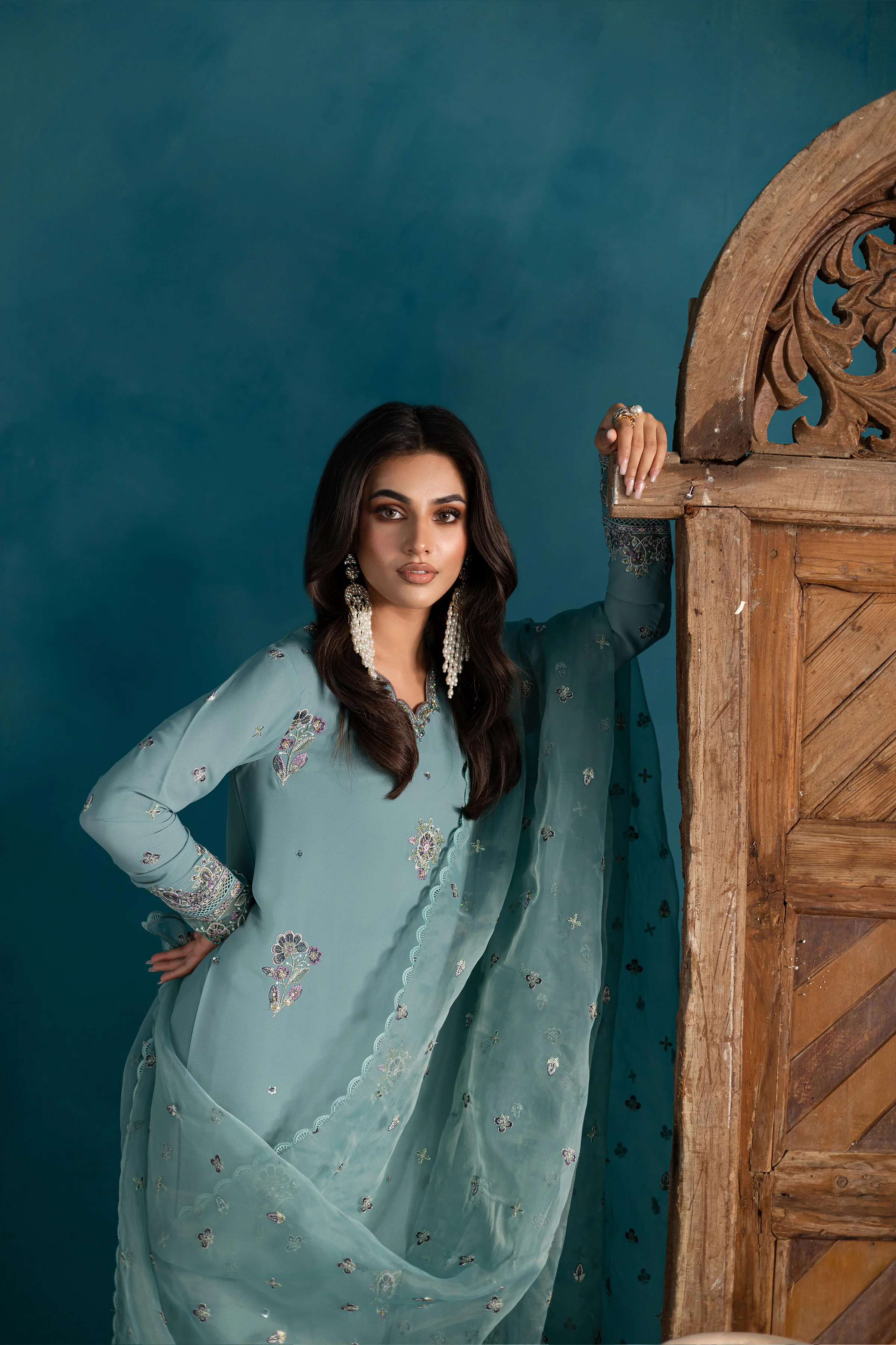 Noyan 3Pc - Georgette Luxe Pret - Image 4