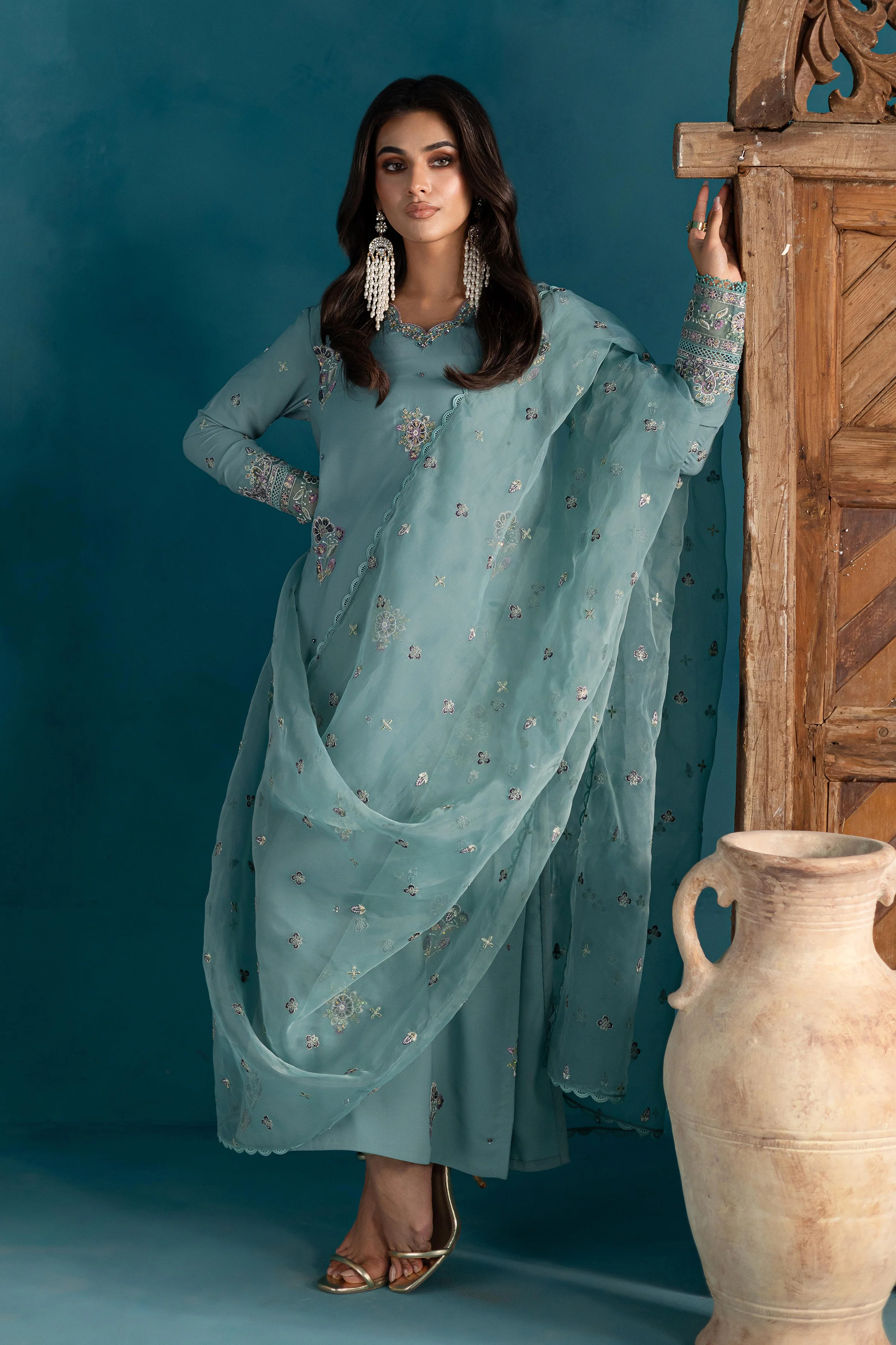 Noyan 3Pc - Georgette Luxe Pret - Image 5