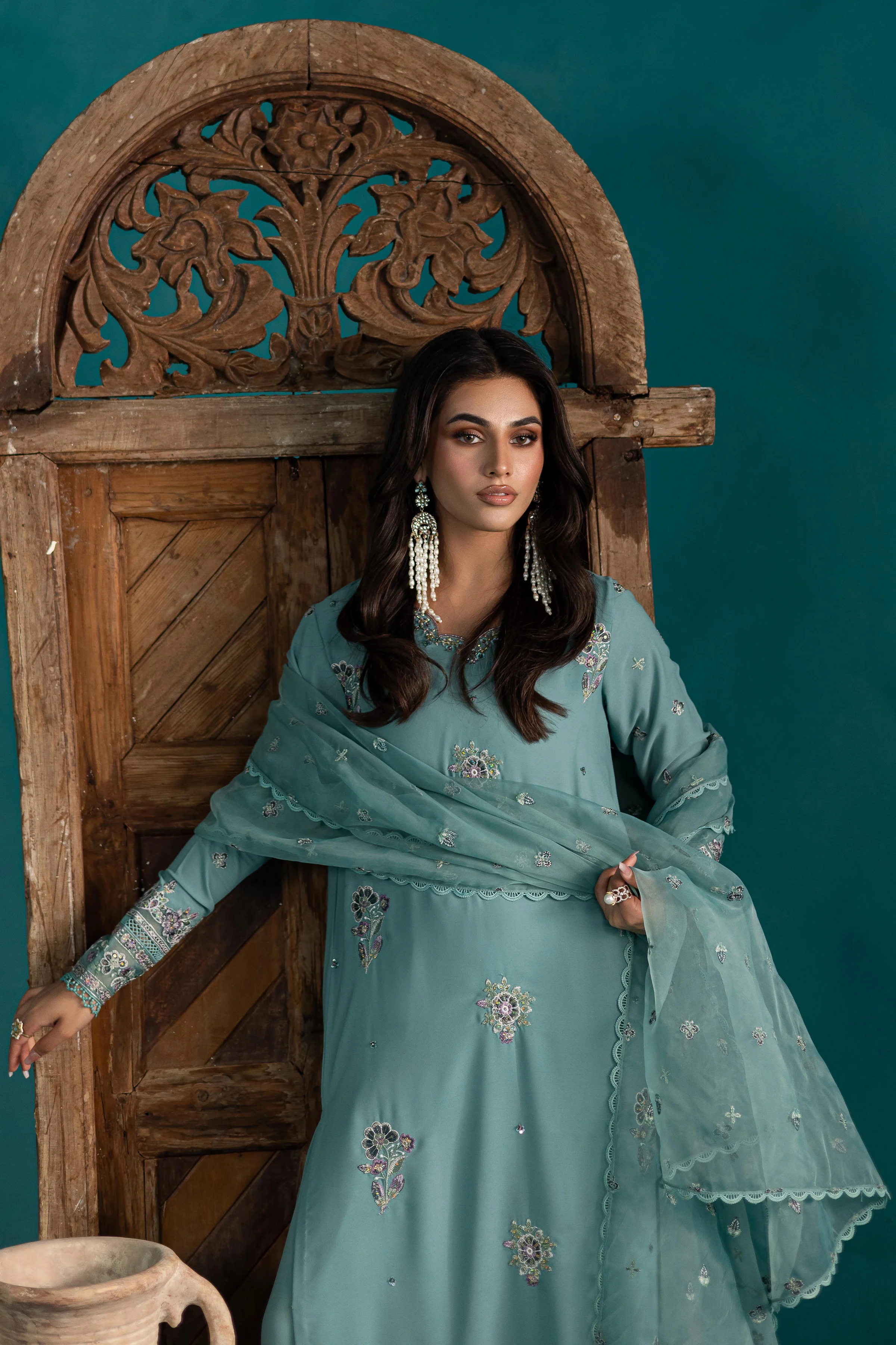 Noyan 3Pc - Georgette Luxe Pret - Image 7