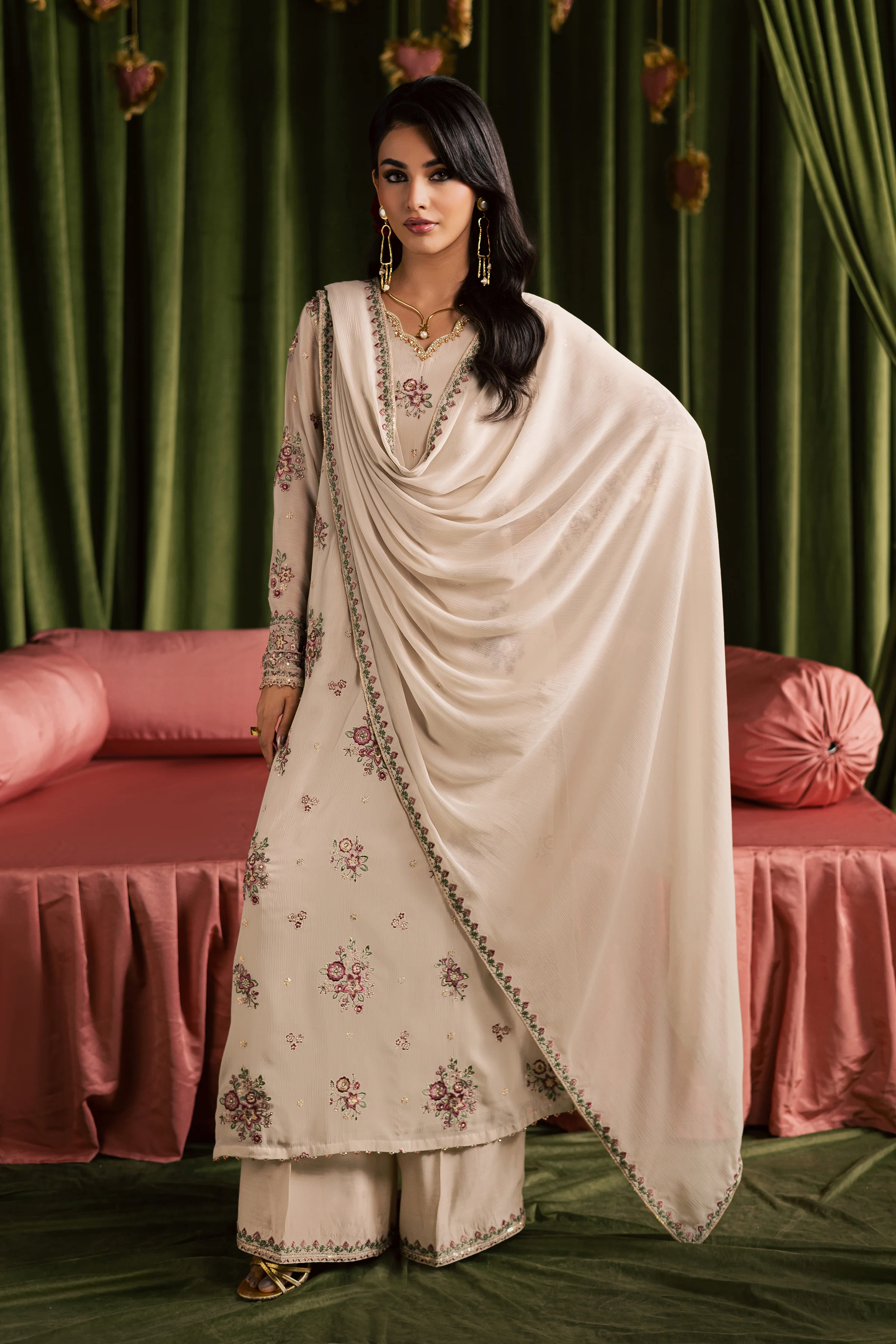 Nur Fasana 3Pc - Festive Luxe Pret - Image 10