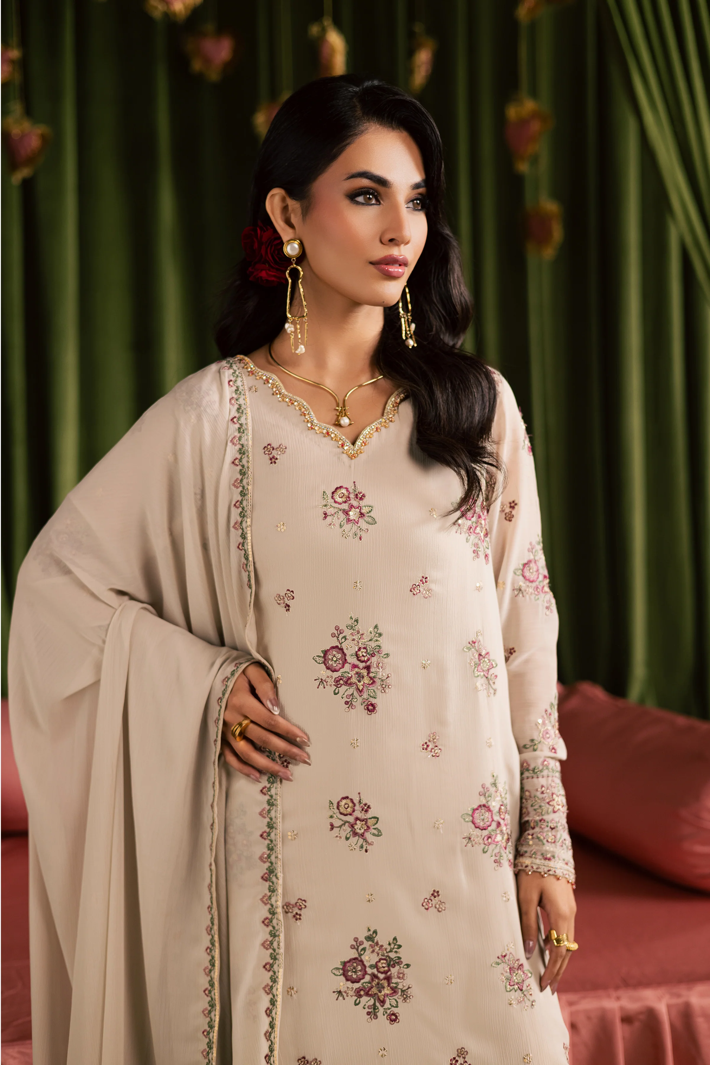 Nur Fasana 3Pc - Festive Luxe Pret - Image 11