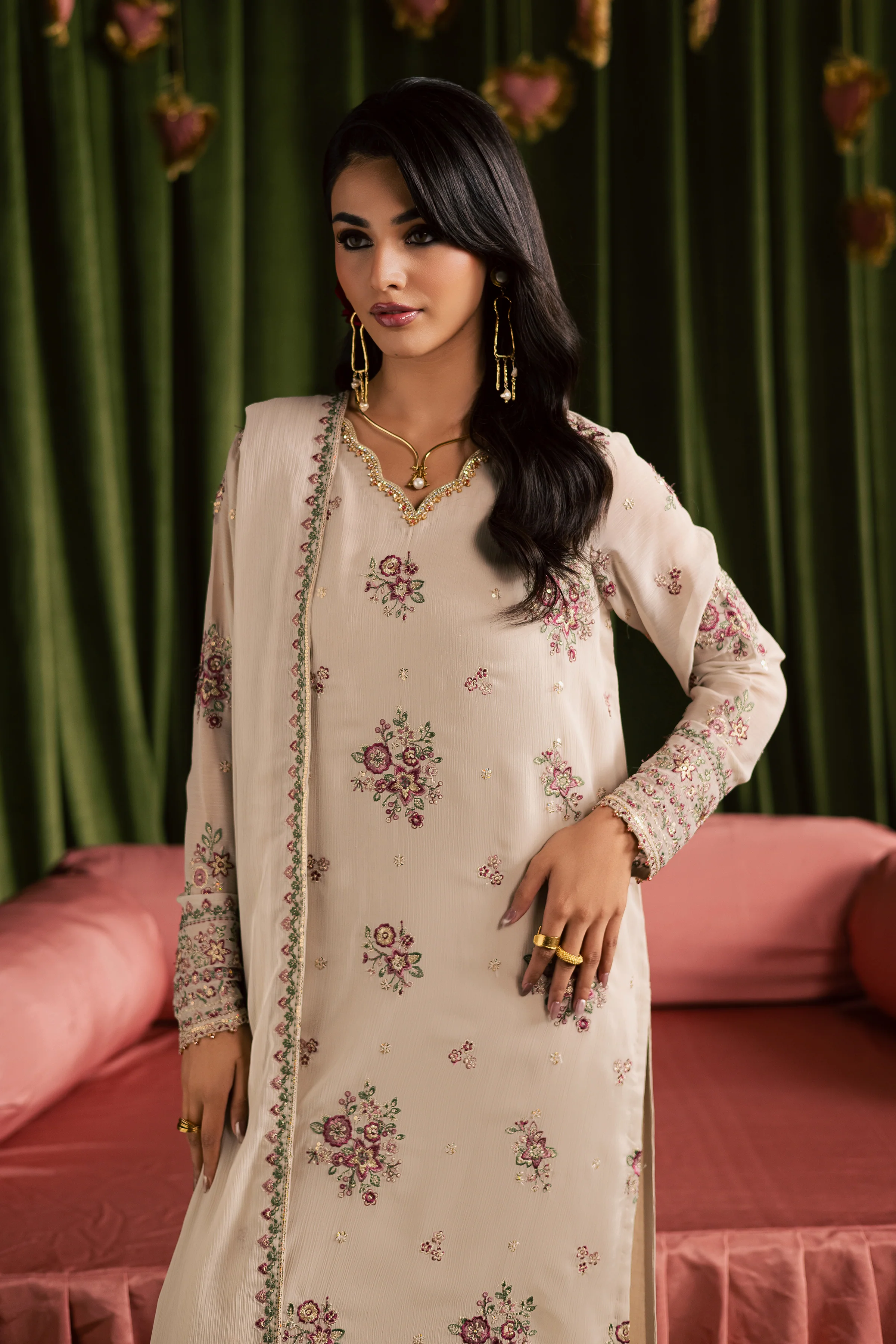 Nur Fasana 3Pc - Festive Luxe Pret - Image 3