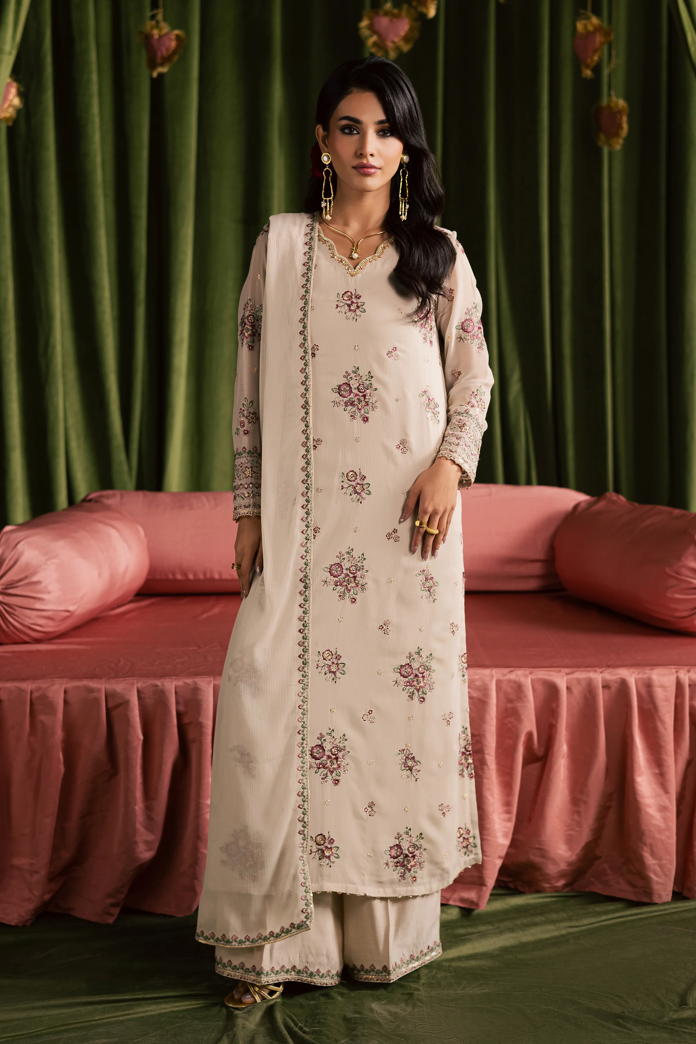 Nur Fasana 3Pc - Festive Luxe Pret - Image 4