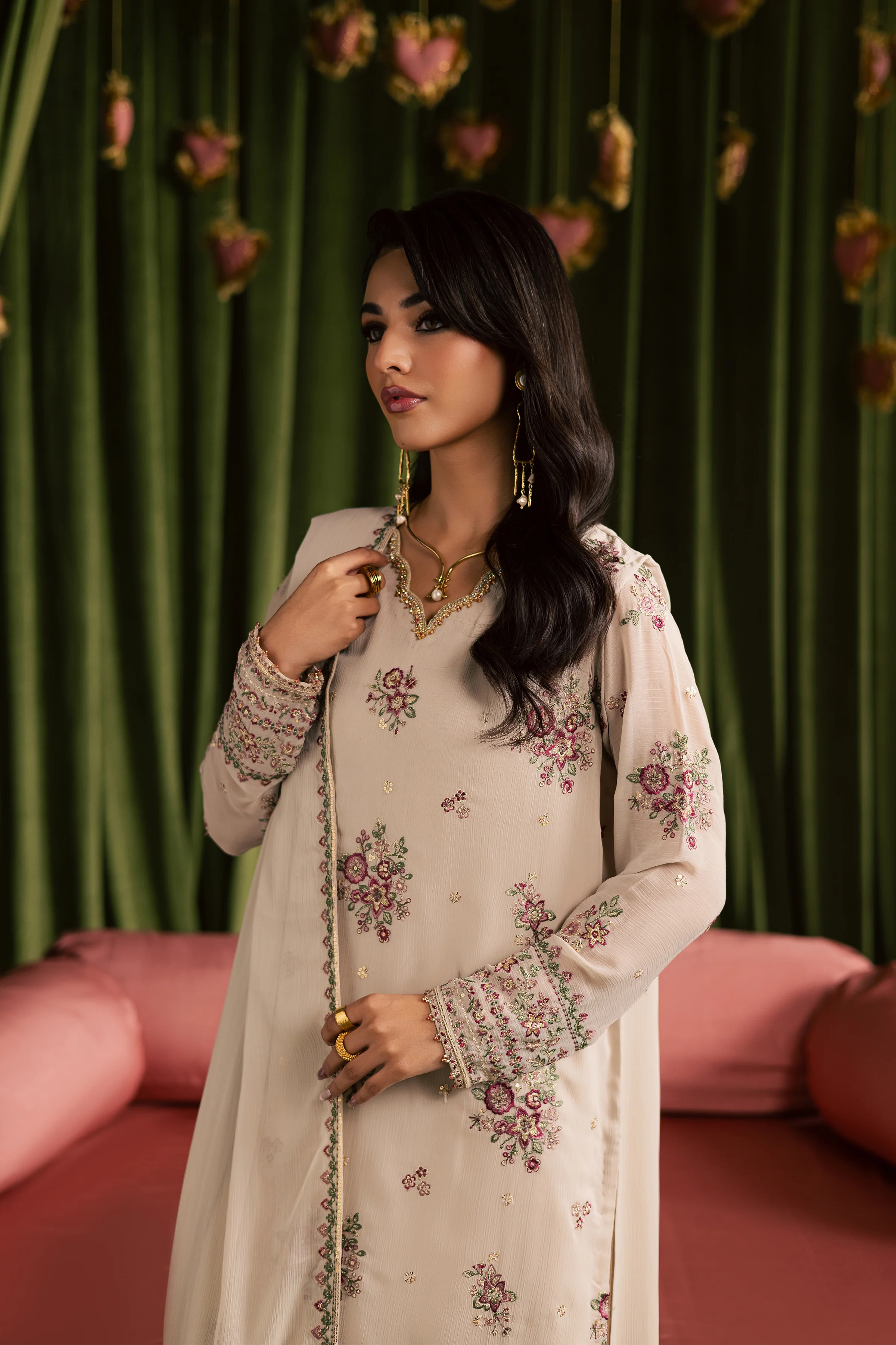 Nur Fasana 3Pc - Festive Luxe Pret - Image 9