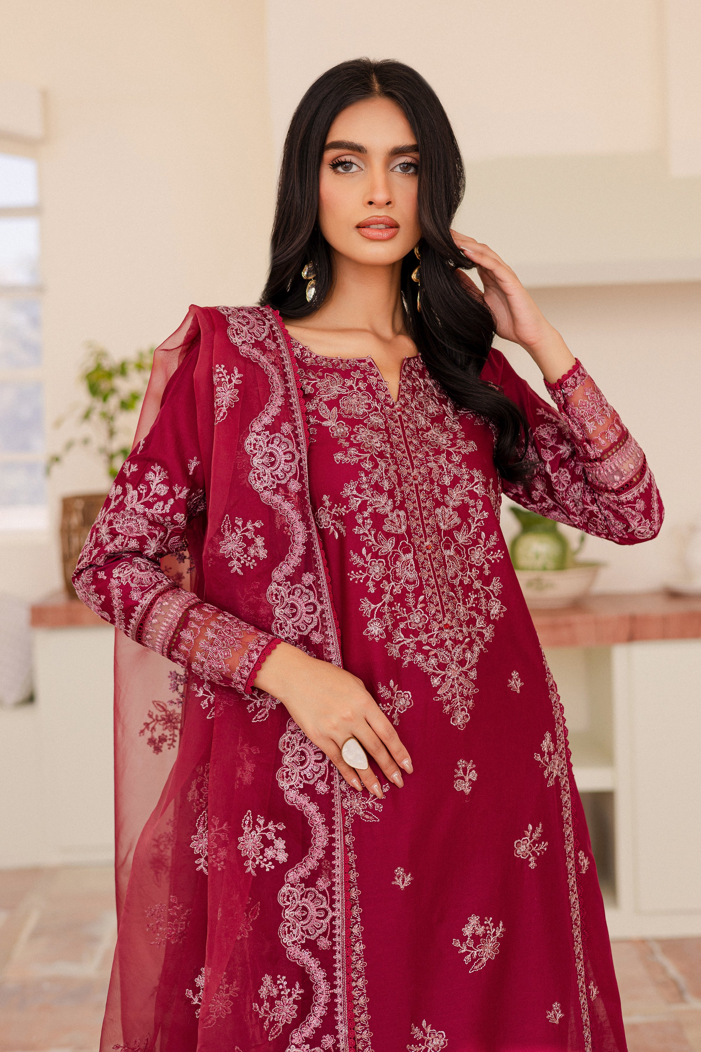 Octafrey 3Pc - Embroidered Lawn Dress - Image 3