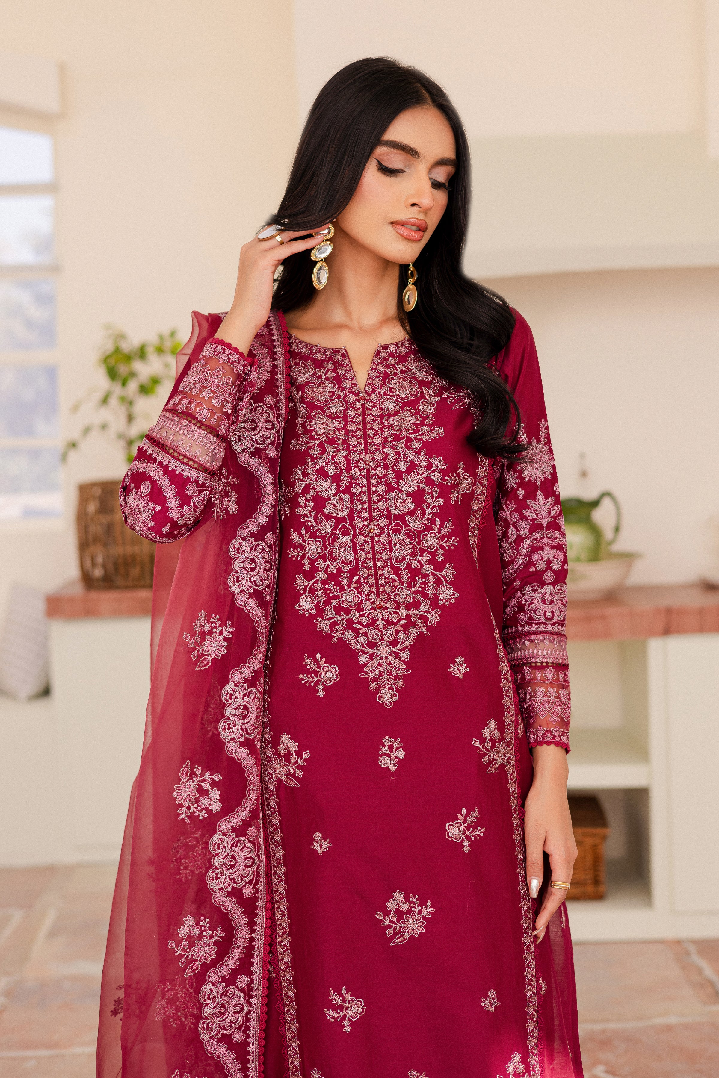 Octafrey 3Pc - Embroidered Lawn Dress - Image 5