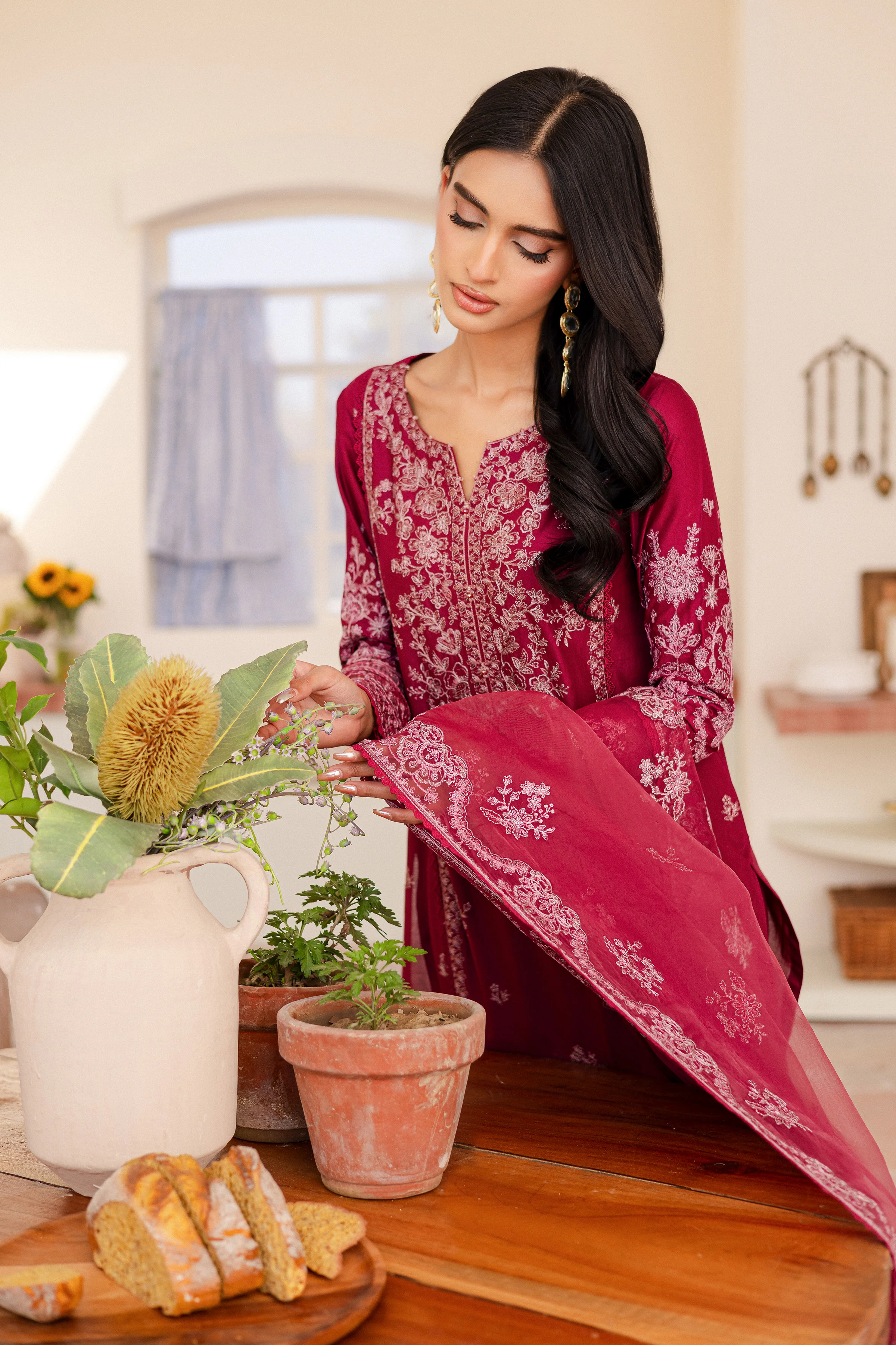 Octafrey 3Pc - Embroidered Lawn Dress - Image 6