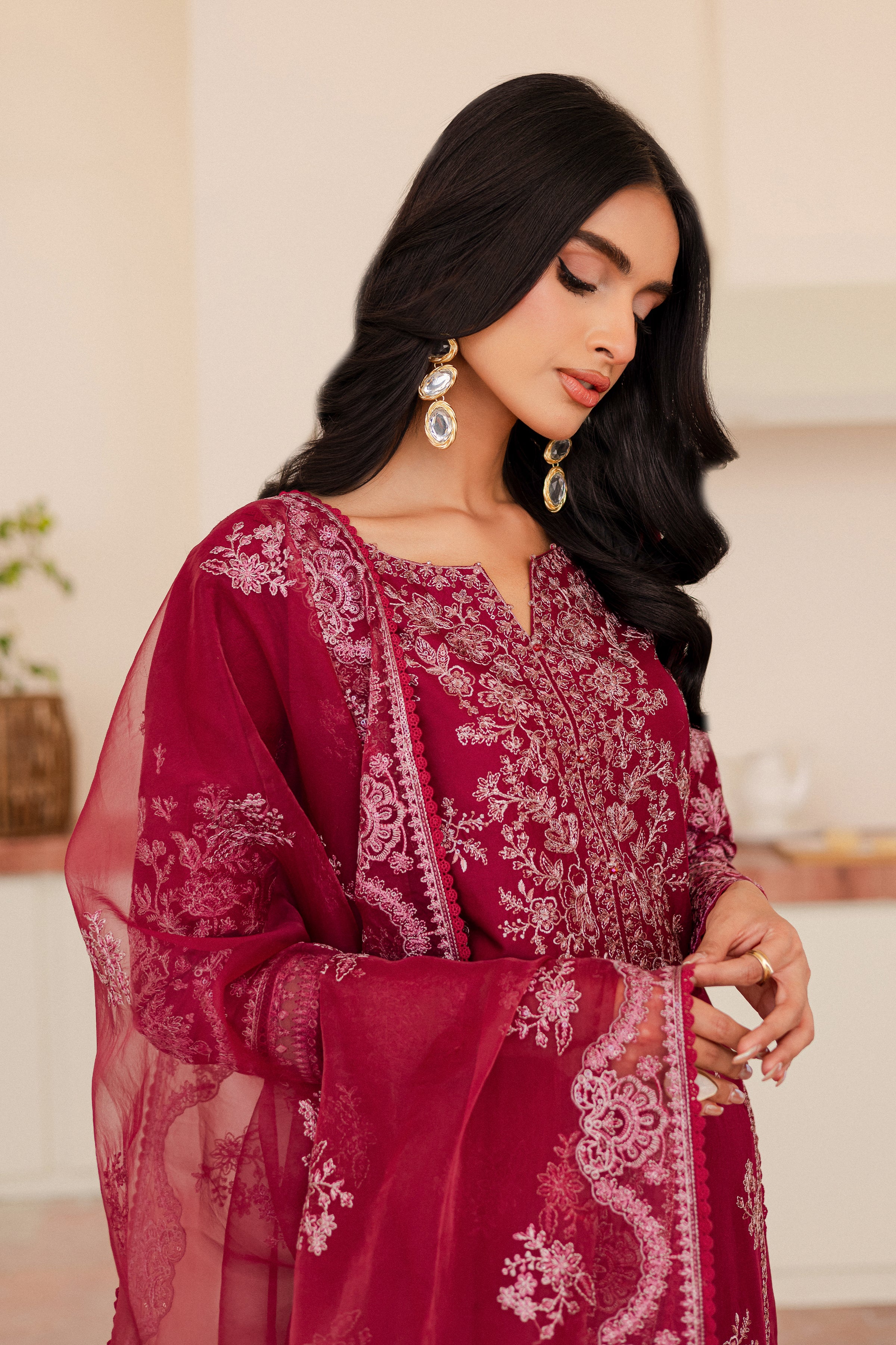 Octafrey 3Pc - Embroidered Lawn Dress - Image 7