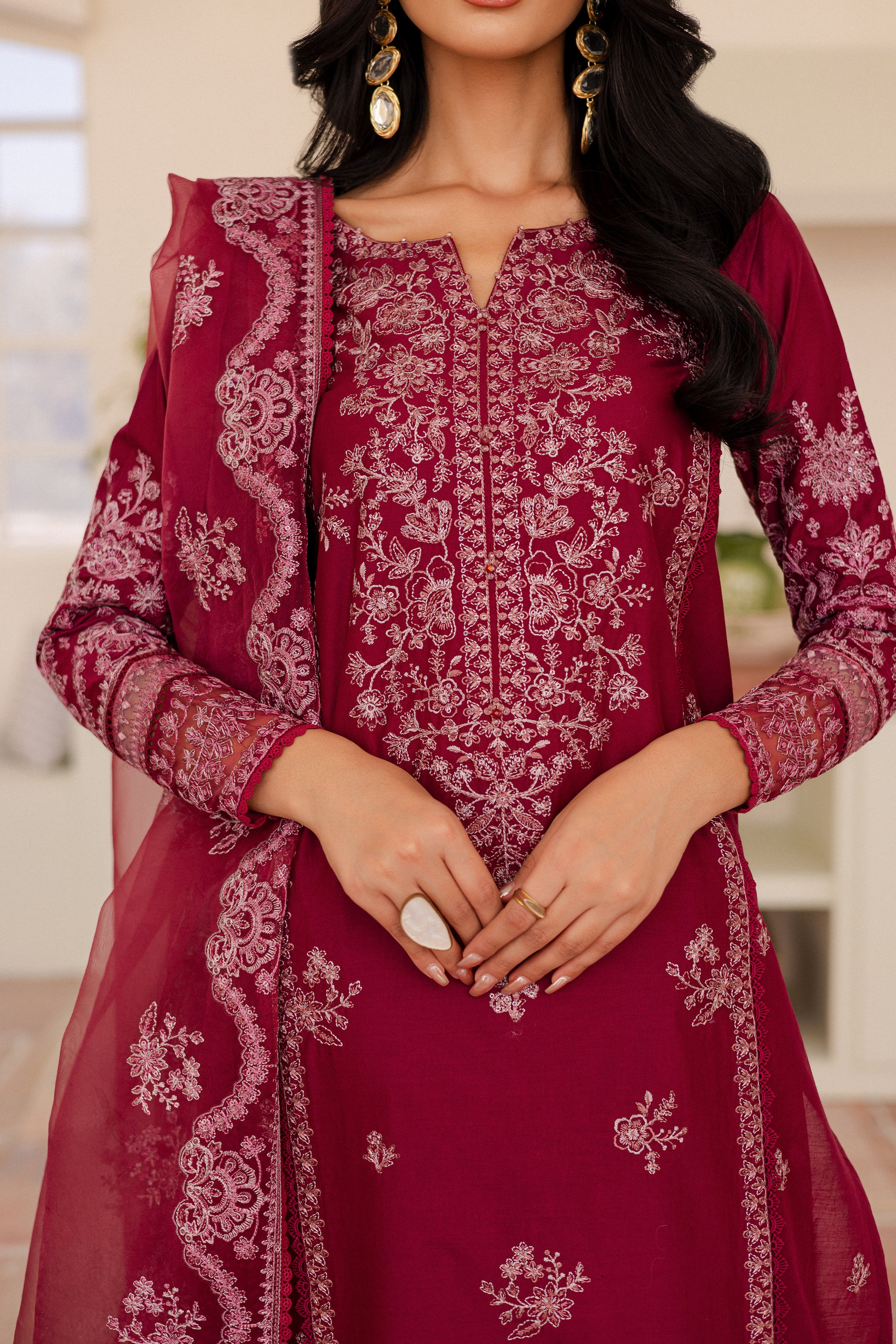 Octafrey 3Pc - Embroidered Lawn Dress - Image 8