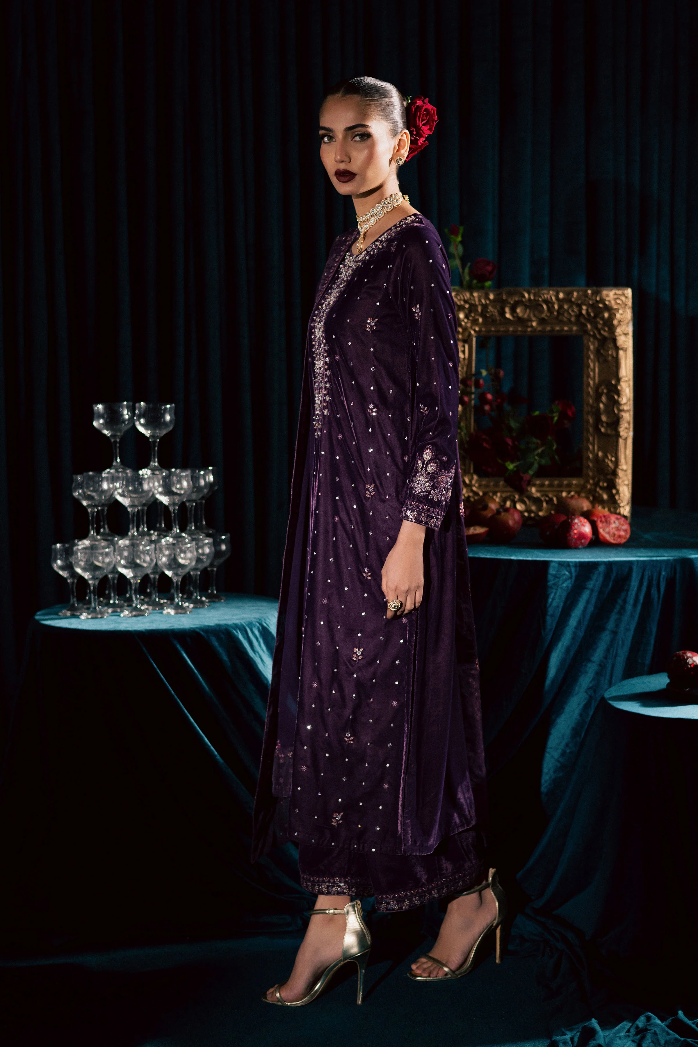 Odin 3Pc - Velvet Formal Dress - Image 11