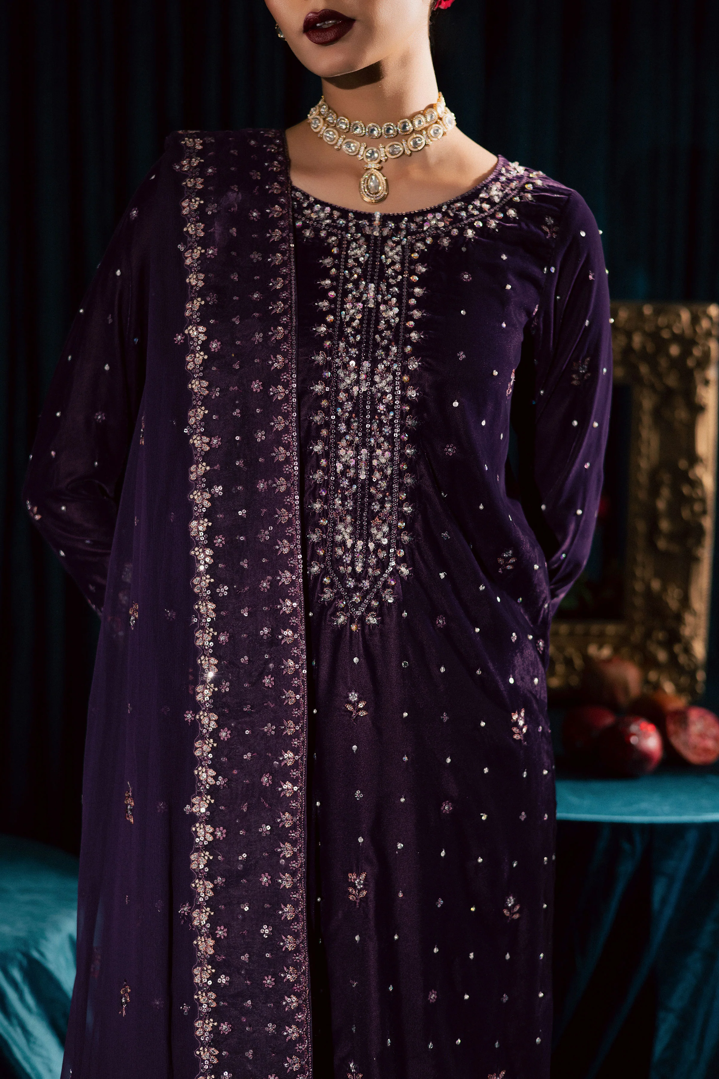 Odin 3Pc - Velvet Formal Dress - Image 12