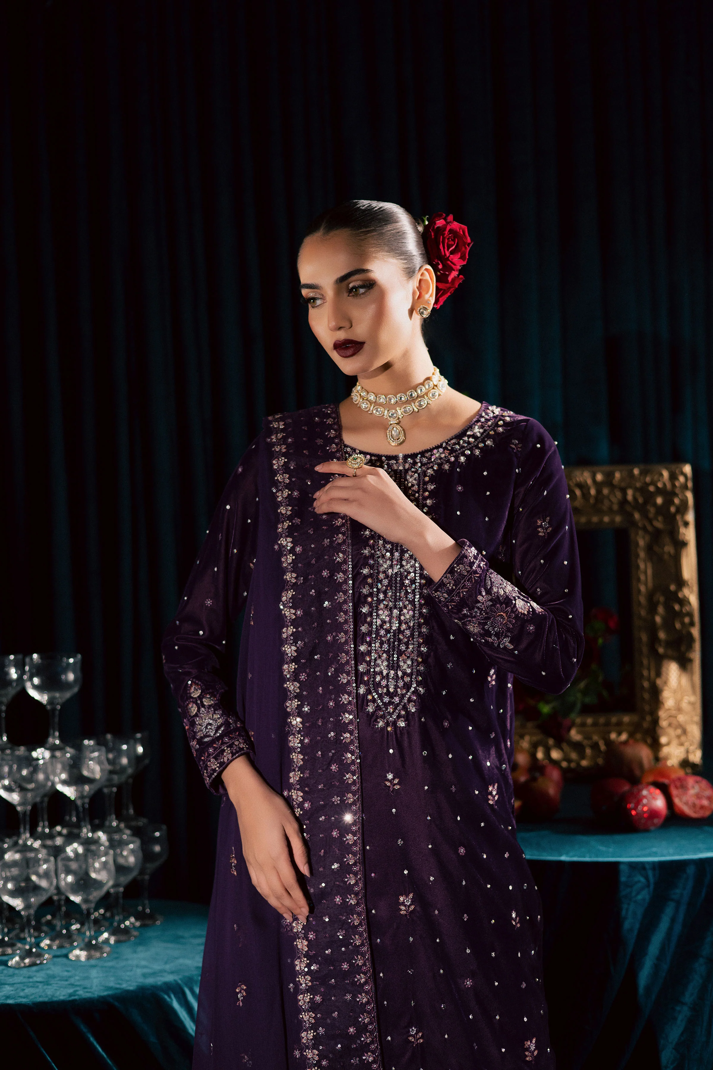 Odin 3Pc - Velvet Formal Dress - Image 13
