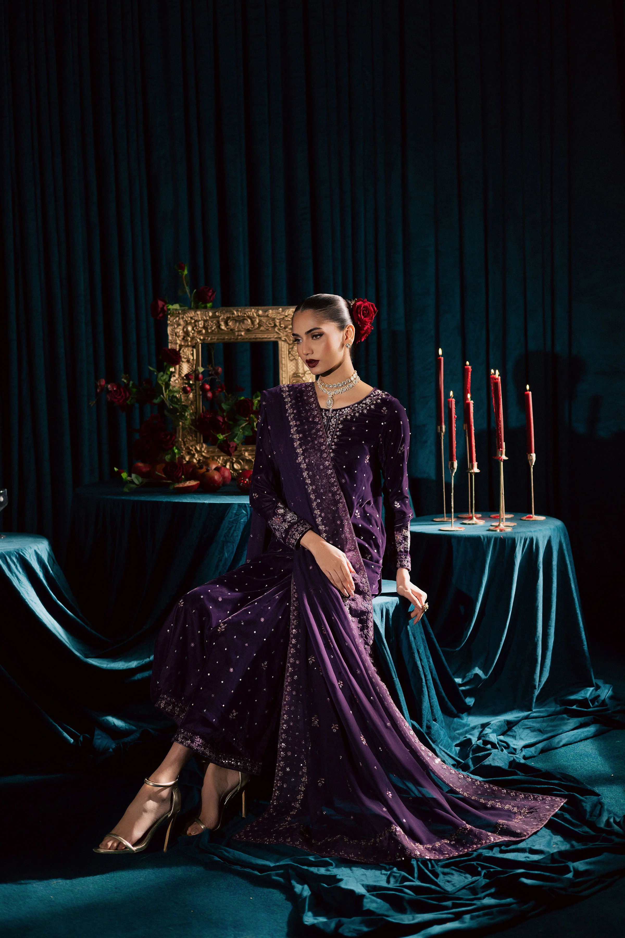 Odin 3Pc - Velvet Formal Dress - Image 4