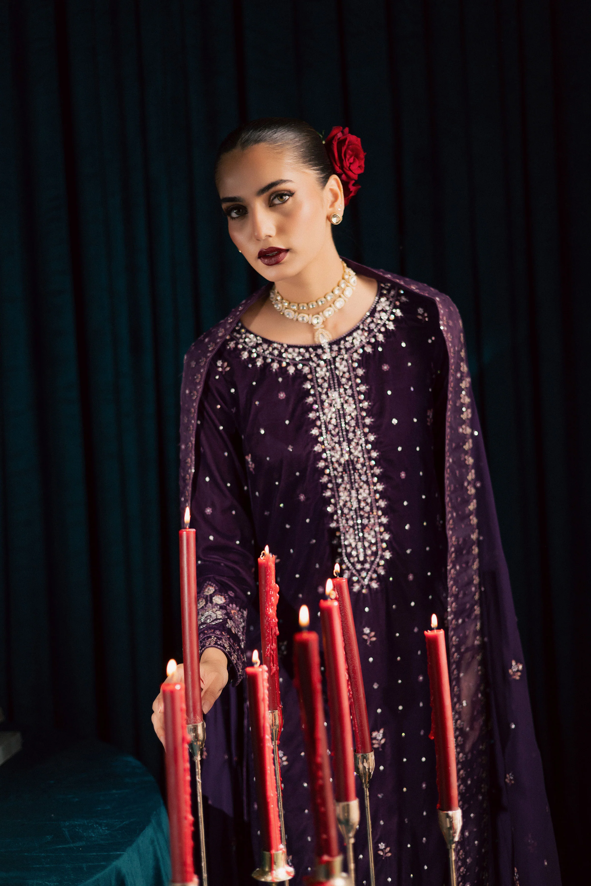 Odin 3Pc - Velvet Formal Dress - Image 5