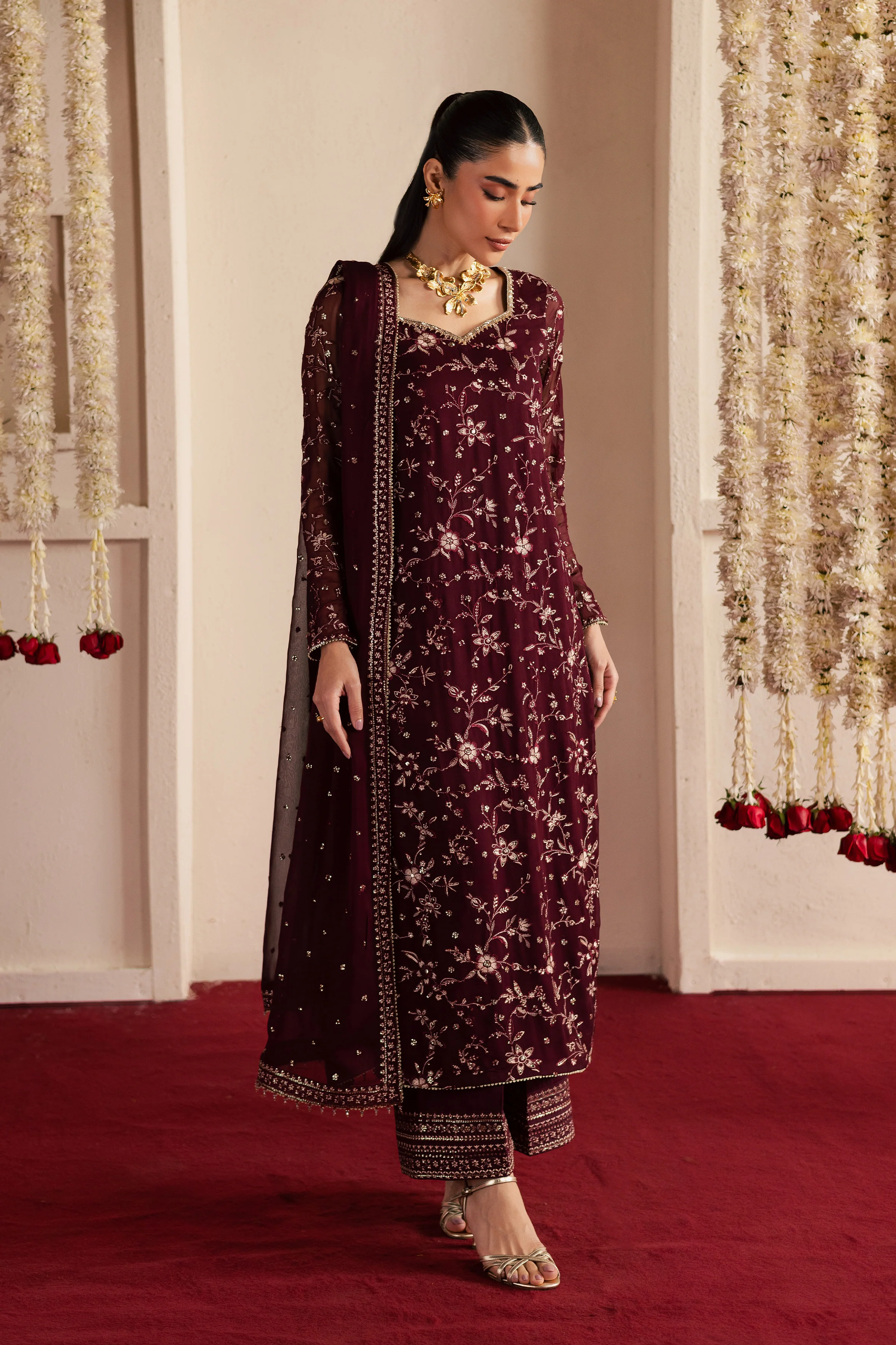 Omaira 3Pc - Festive Luxe Pret - Image 3