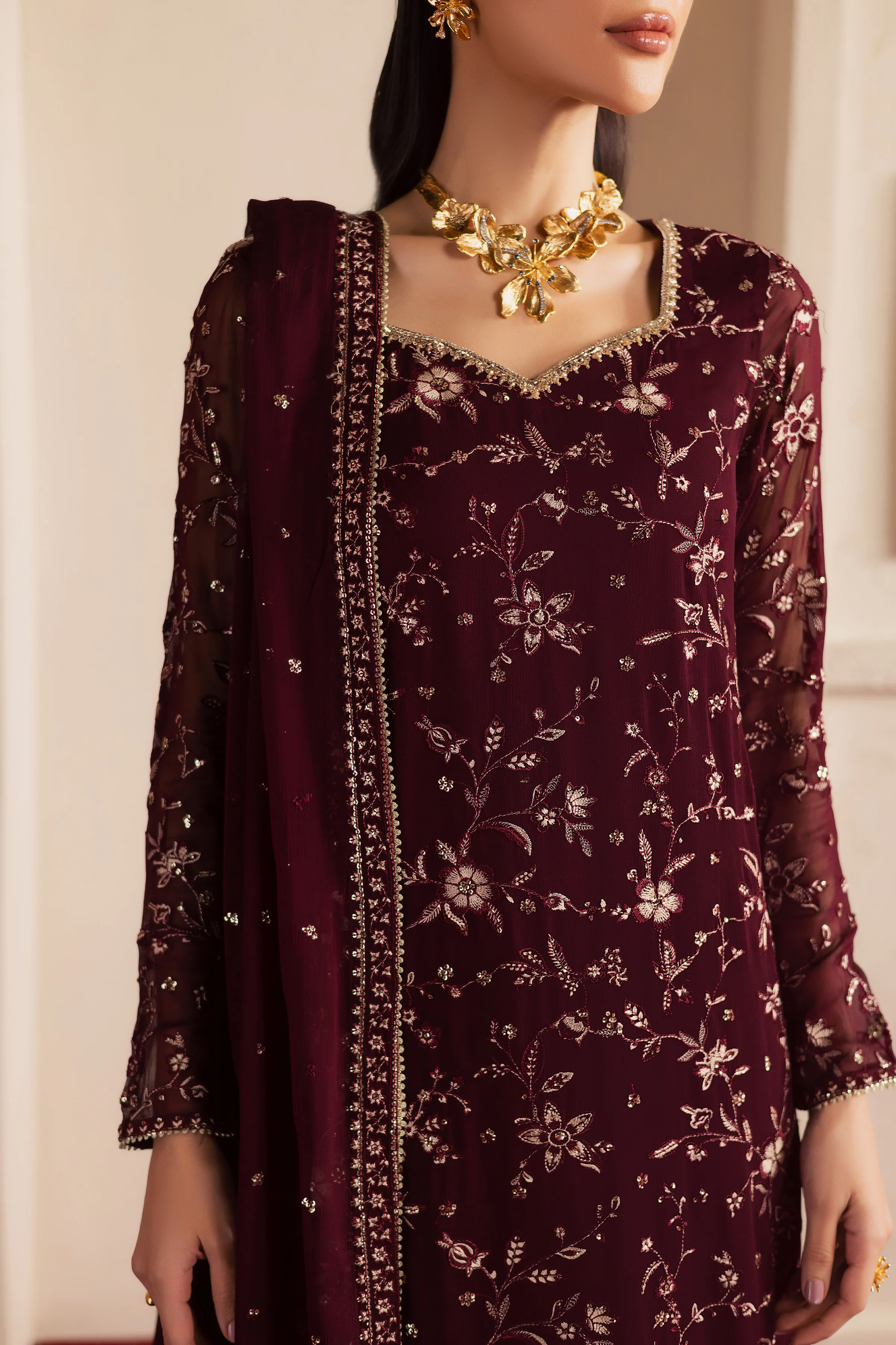 Omaira 3Pc - Festive Luxe Pret - Image 8