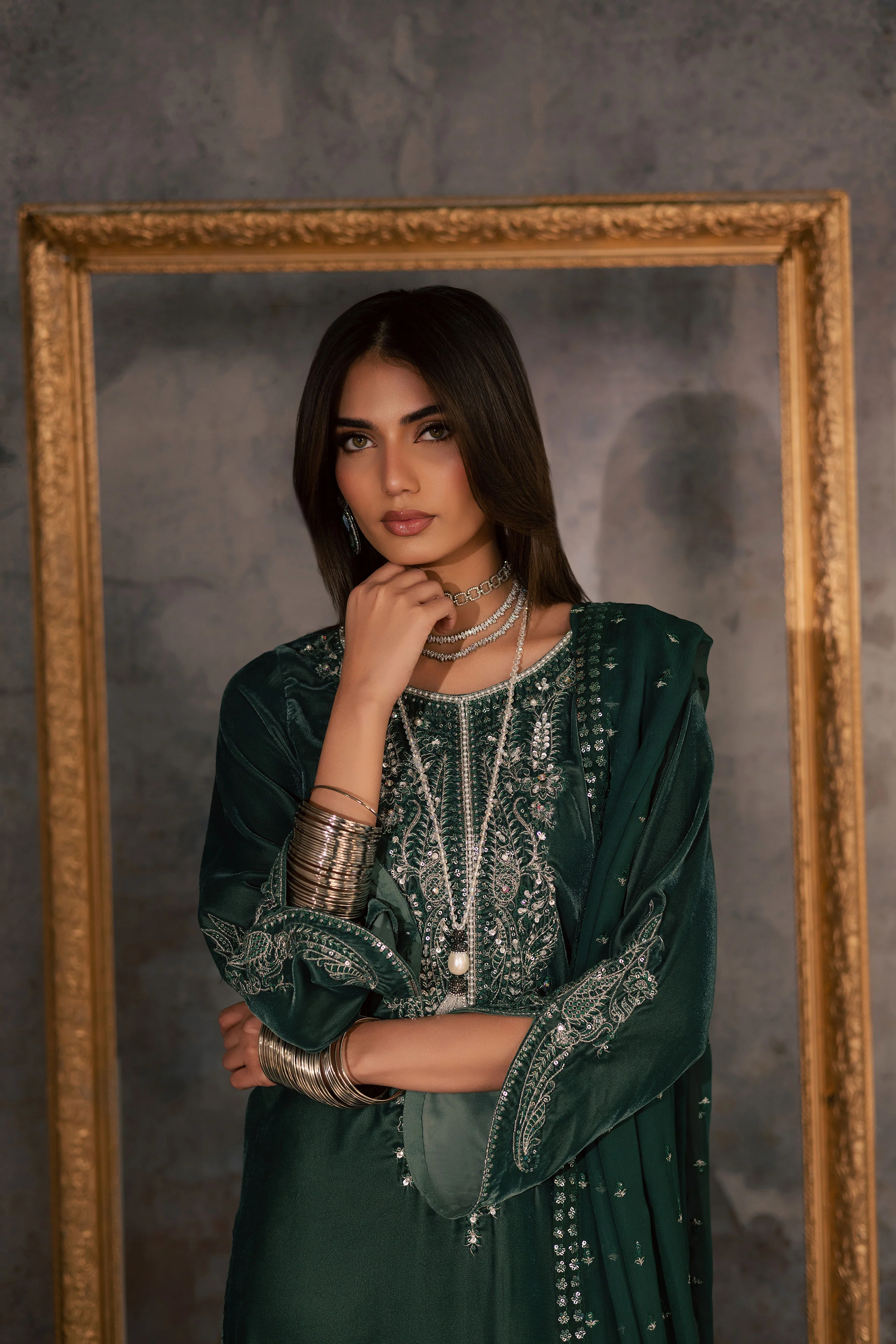 Opal 3Pc - Velvet Formal Dress - Image 10