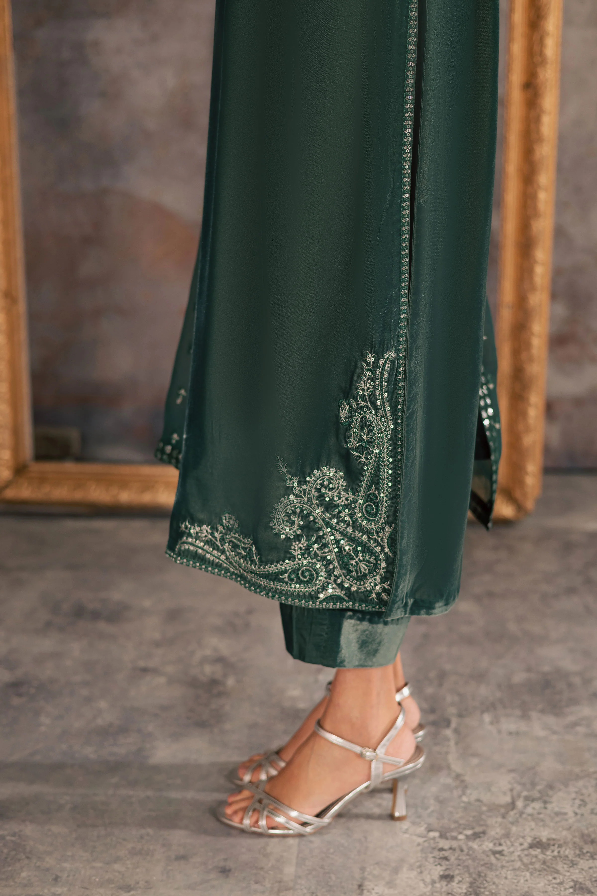 Opal 3Pc - Velvet Formal Dress - Image 13