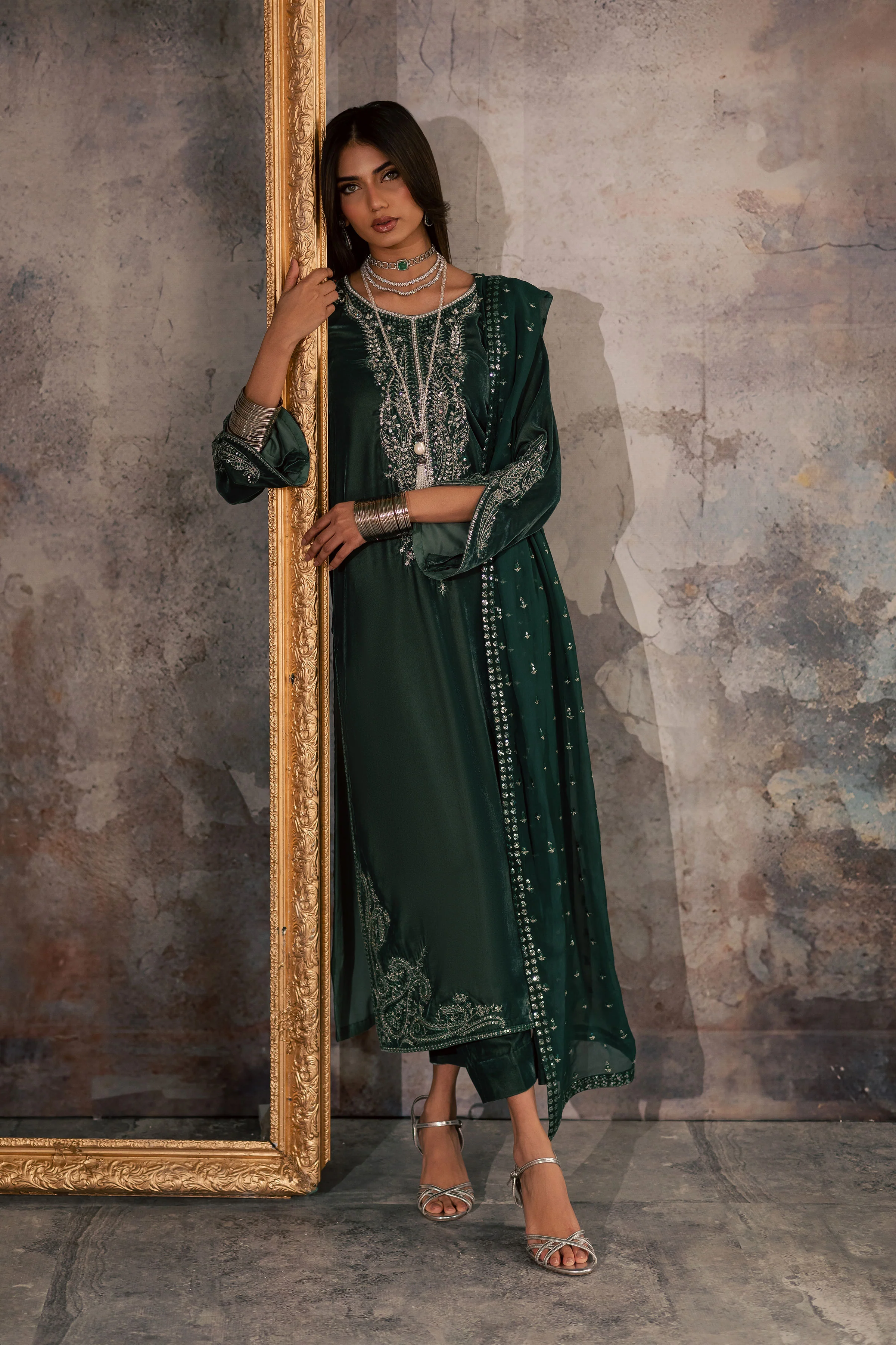 Opal 3Pc - Velvet Formal Dress - Image 7
